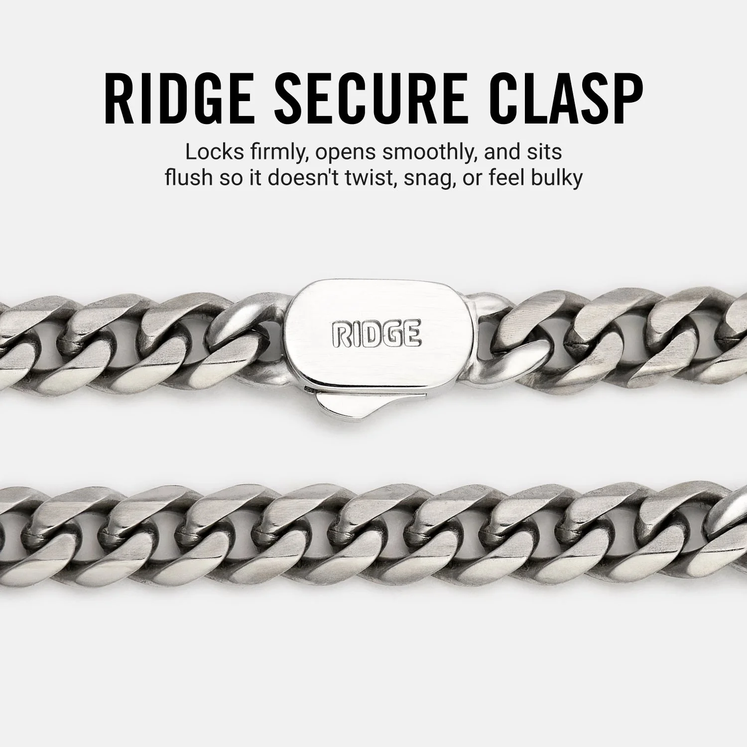 5mm Curb Chain - Titanium - 20" - Image 8
