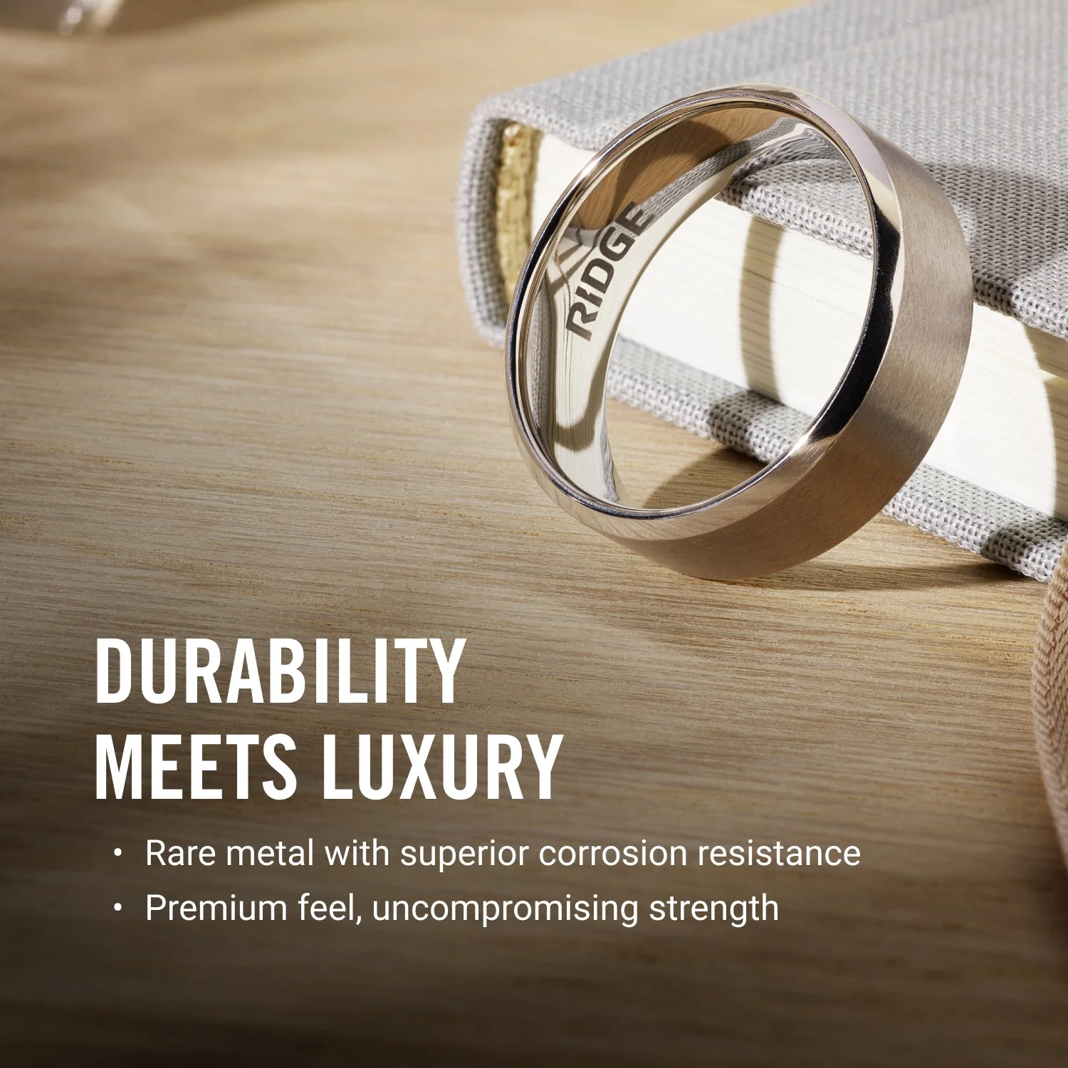 6mm Rounded Ring Set - 24K Gold - Tantalum - Image 11