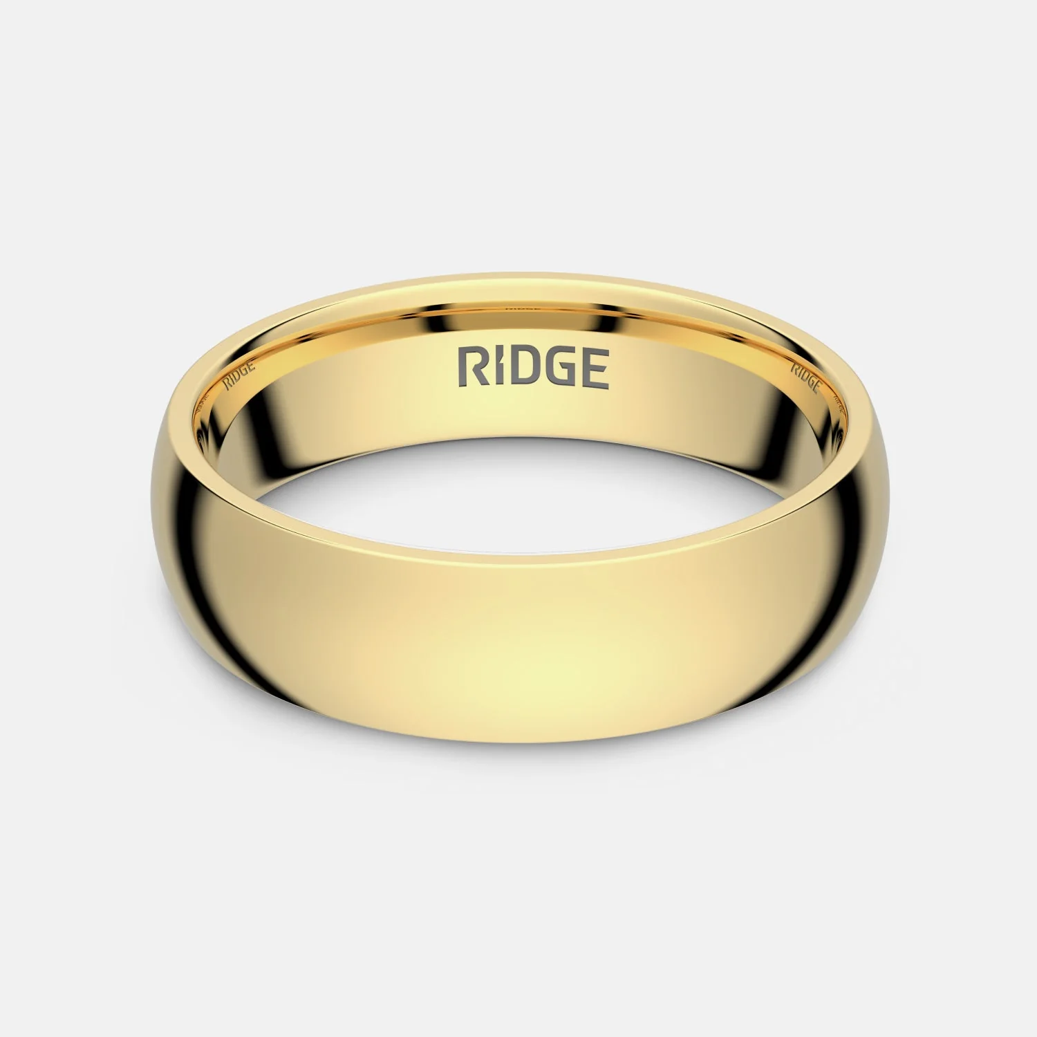 6mm Rounded Ring Set - 24K Gold - Tantalum - Image 2
