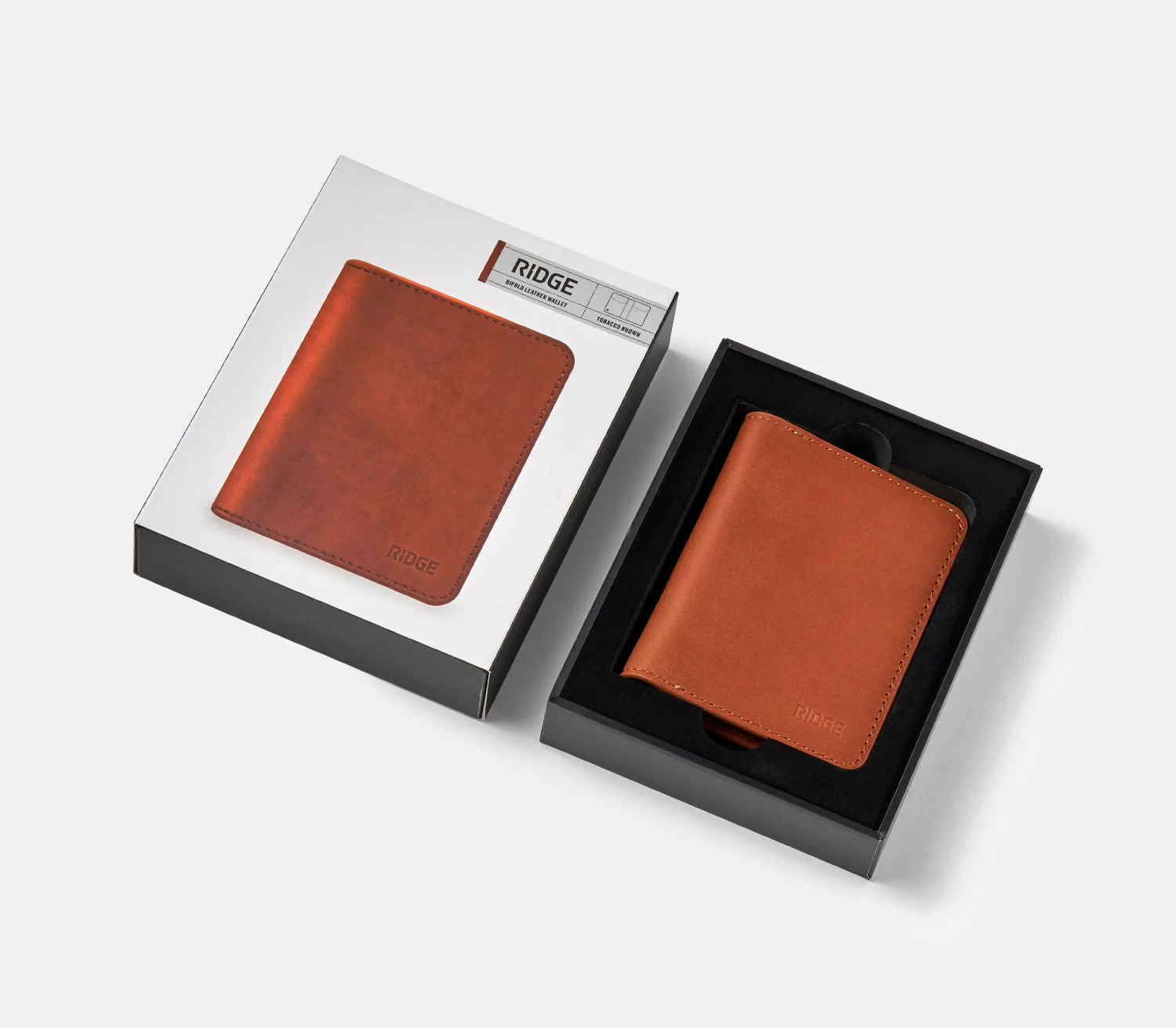 Ridge Bifold - Tobacco Brown Leather - Image 8