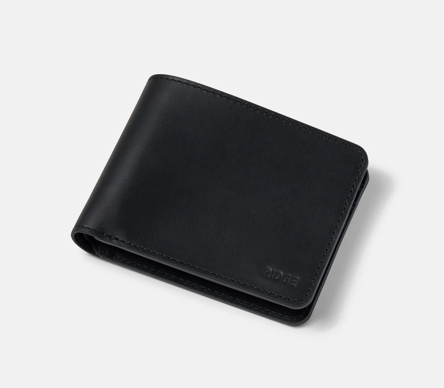 Ridge Billfold - Midnight Black Leather - Image 3