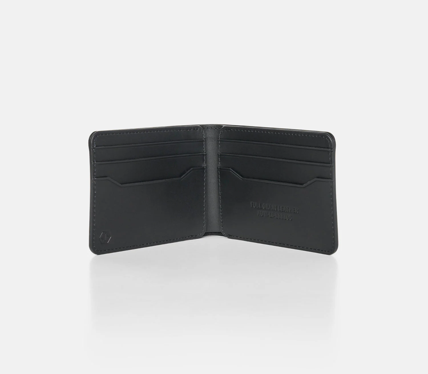 Ridge Billfold - Midnight Black Leather - Image 4
