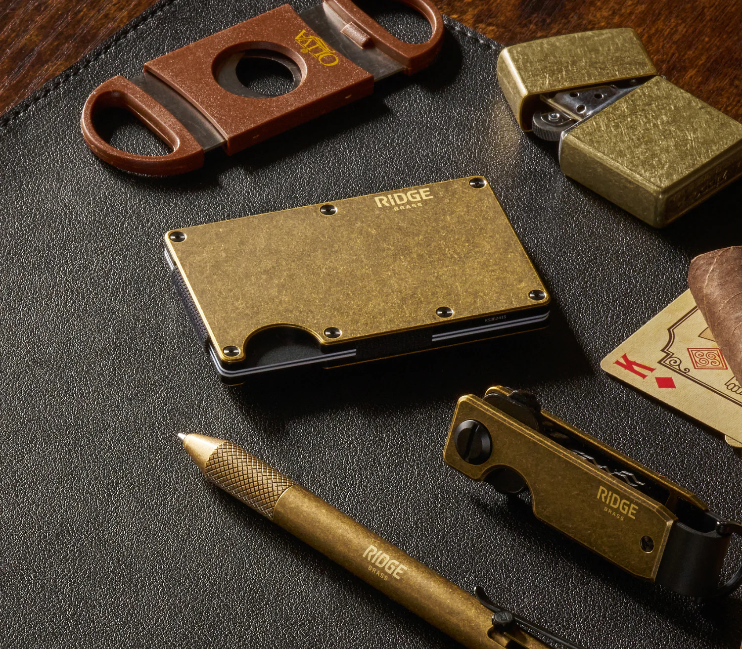 Ridge Wallet - Brass - Image 5