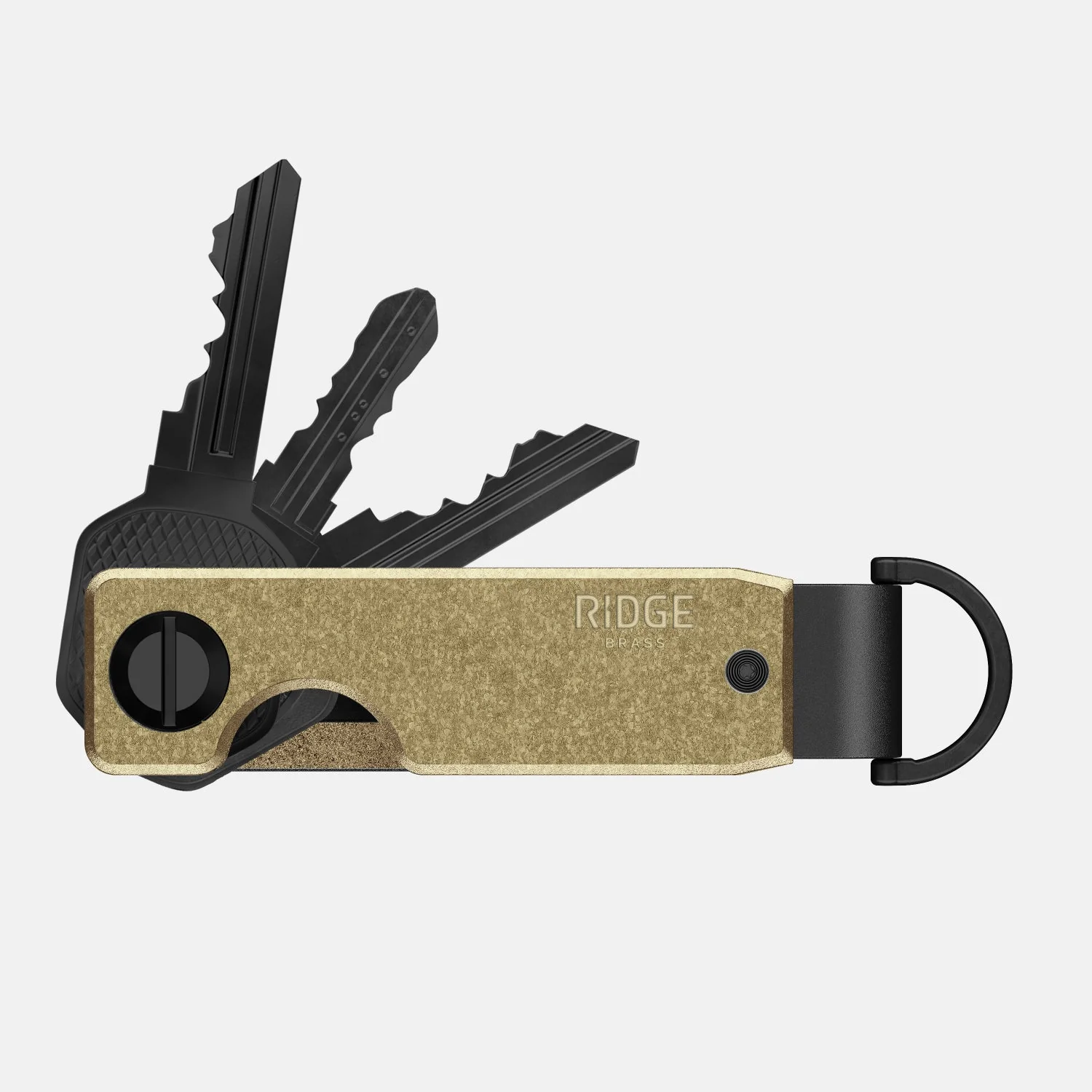 Ridge KeyCase - Brass - Image 2