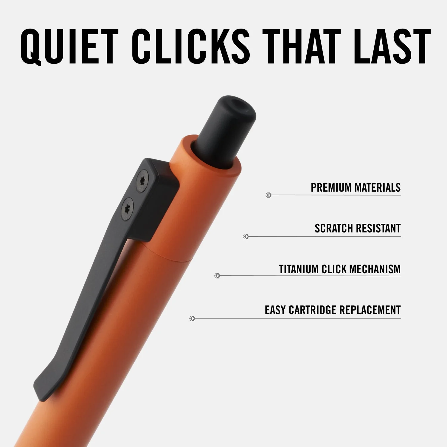 Ridge Click Pen - Just Peachy - Image 7