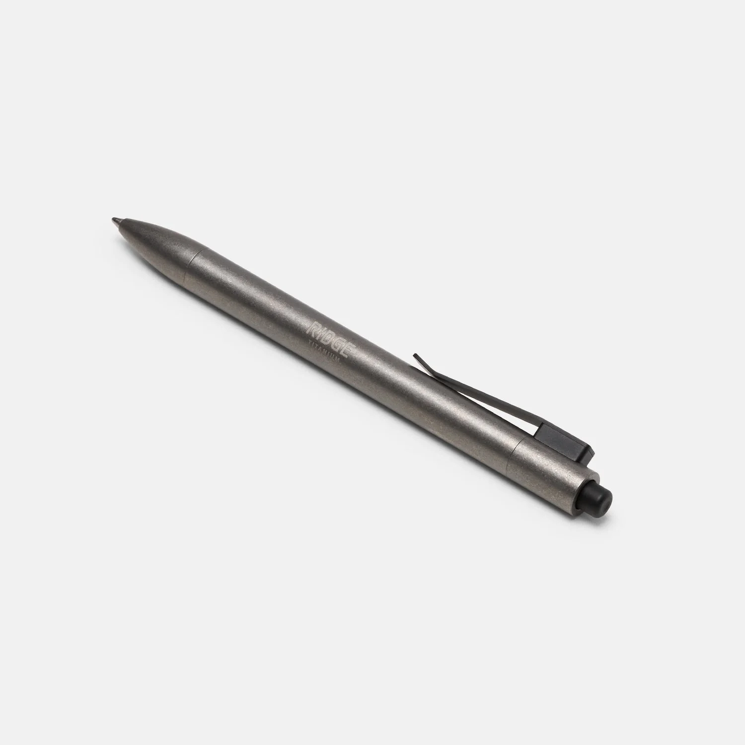 Ridge Click Pen - Stonewashed Titanium - Image 3