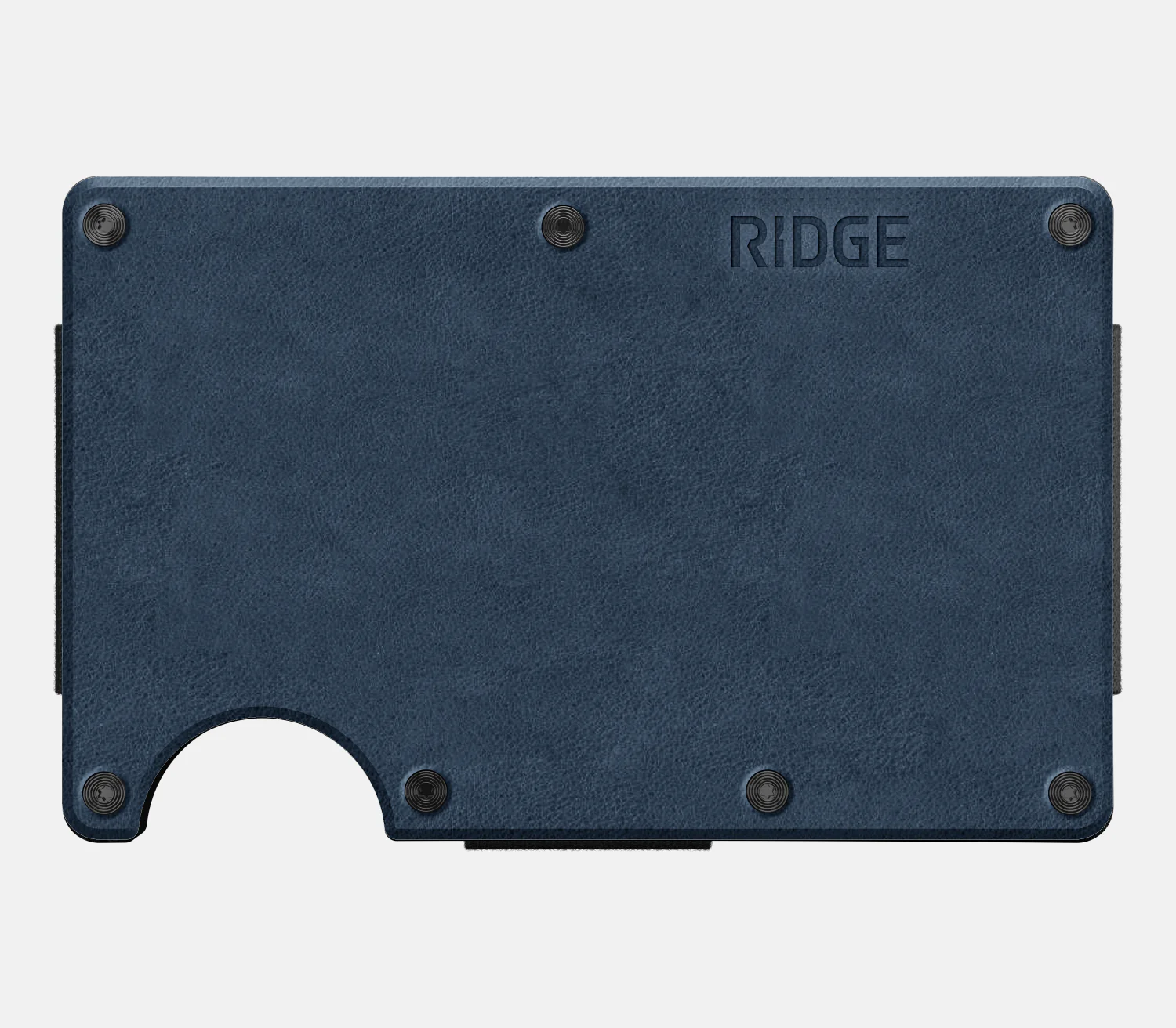 Ridge Wallet - Cobalt Blue Leather - Image 2