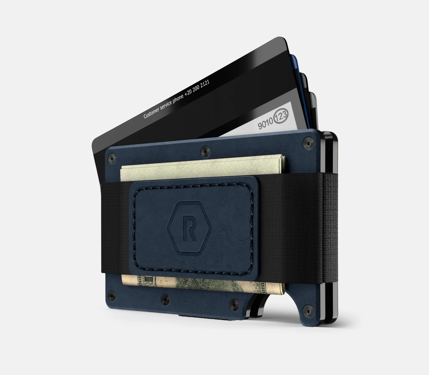 Ridge Wallet - Cobalt Blue Leather - Image 5