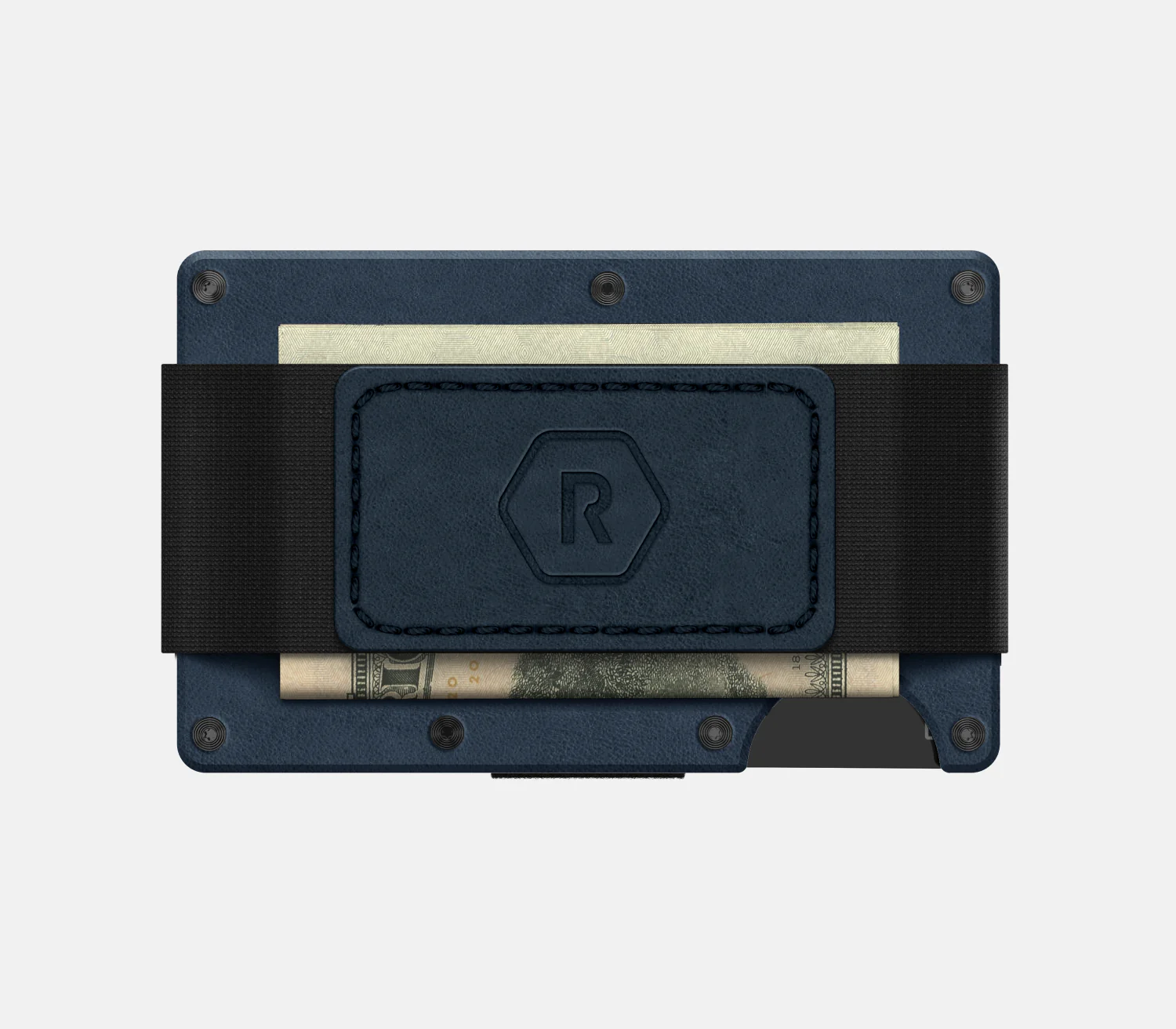 Ridge Wallet - Cobalt Blue Leather - Image 8