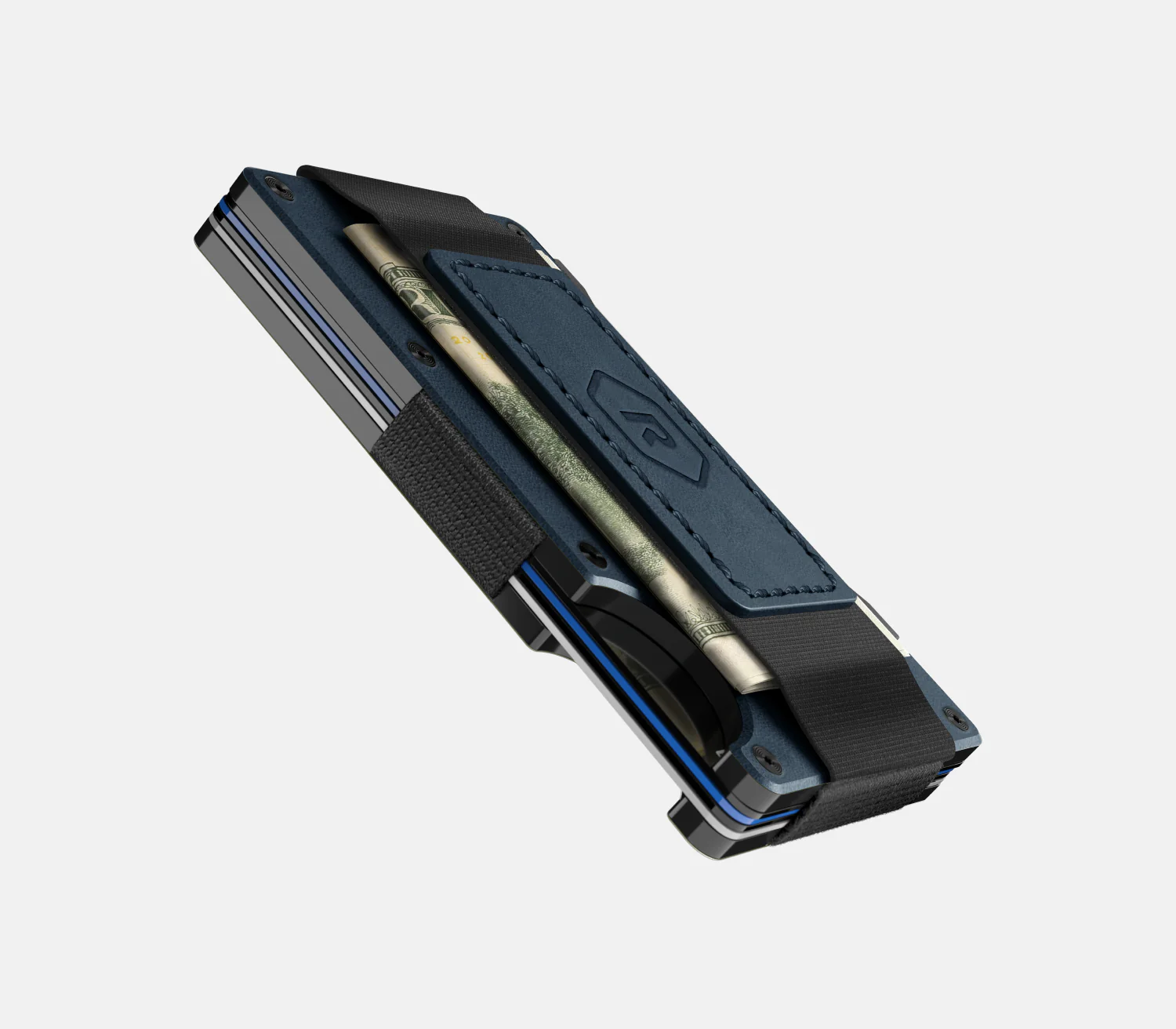 Ridge Wallet - Cobalt Blue Leather - Image 9