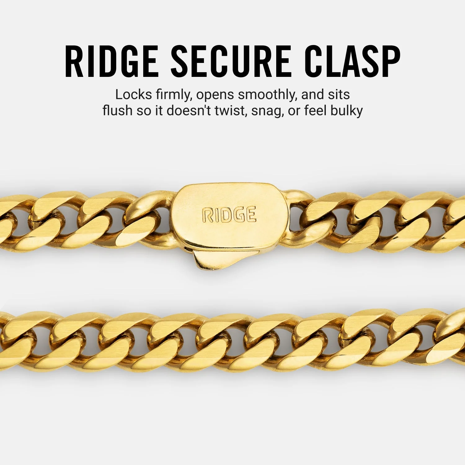 Curb Chain Kit - 18K Gold - Medium - Image 7