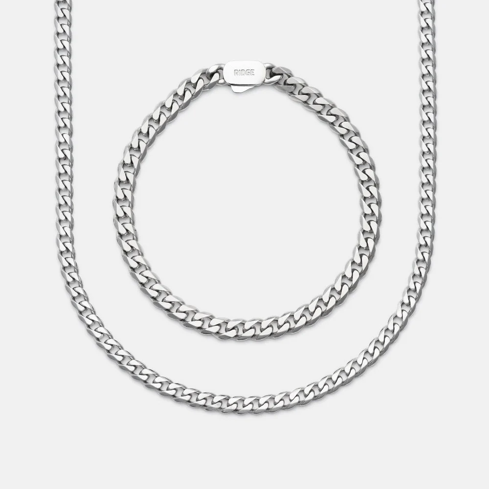 Curb Chain Kit - Platinum - Medium