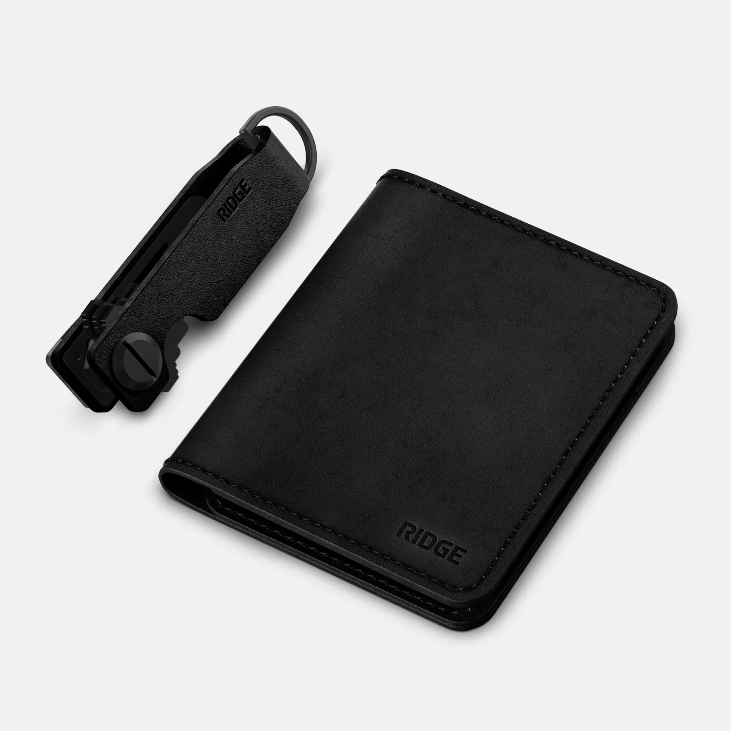 Daily Driver Kit - Bifold - Midnight Black Leather - Image 2