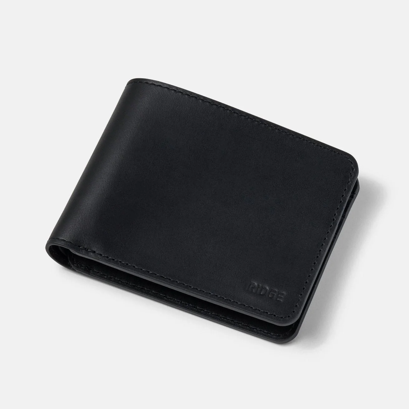 Daily Driver Kit - Billfold - Midnight Black Leather - Image 3