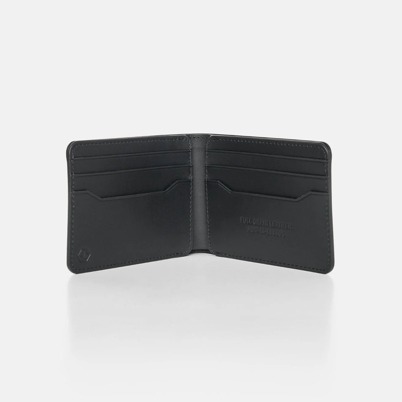 Daily Driver Kit - Billfold - Midnight Black Leather - Image 4