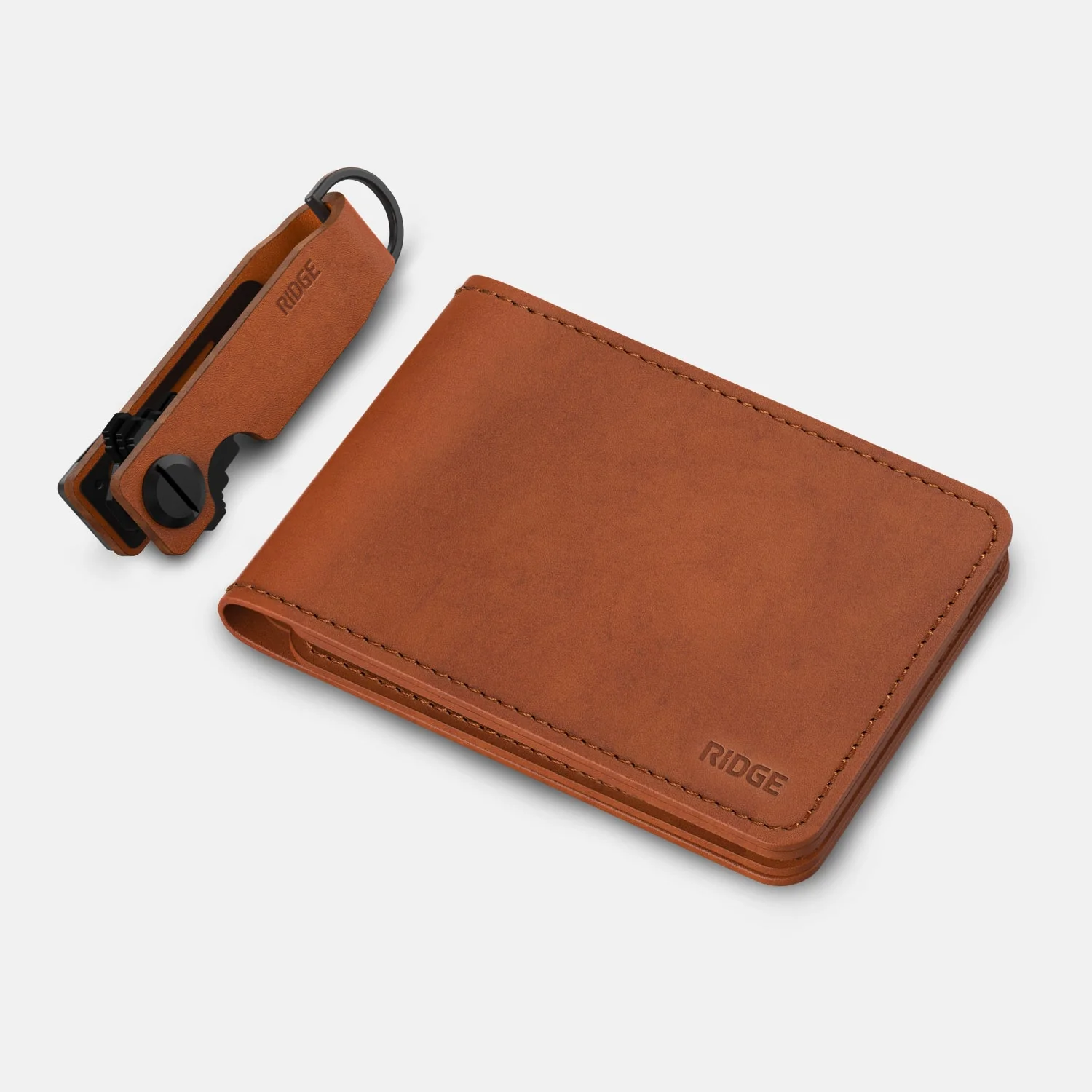Daily Driver Kit - Billfold - Tobacco  Brown Leather - Image 2