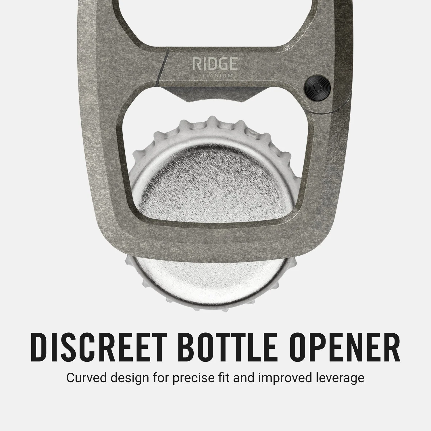 Dual Chamber Carabiner - Stonewashed Titanium - Image 5