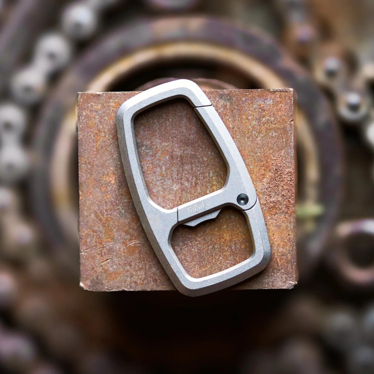 Dual Chamber Carabiner - Stonewashed Titanium - Image 9