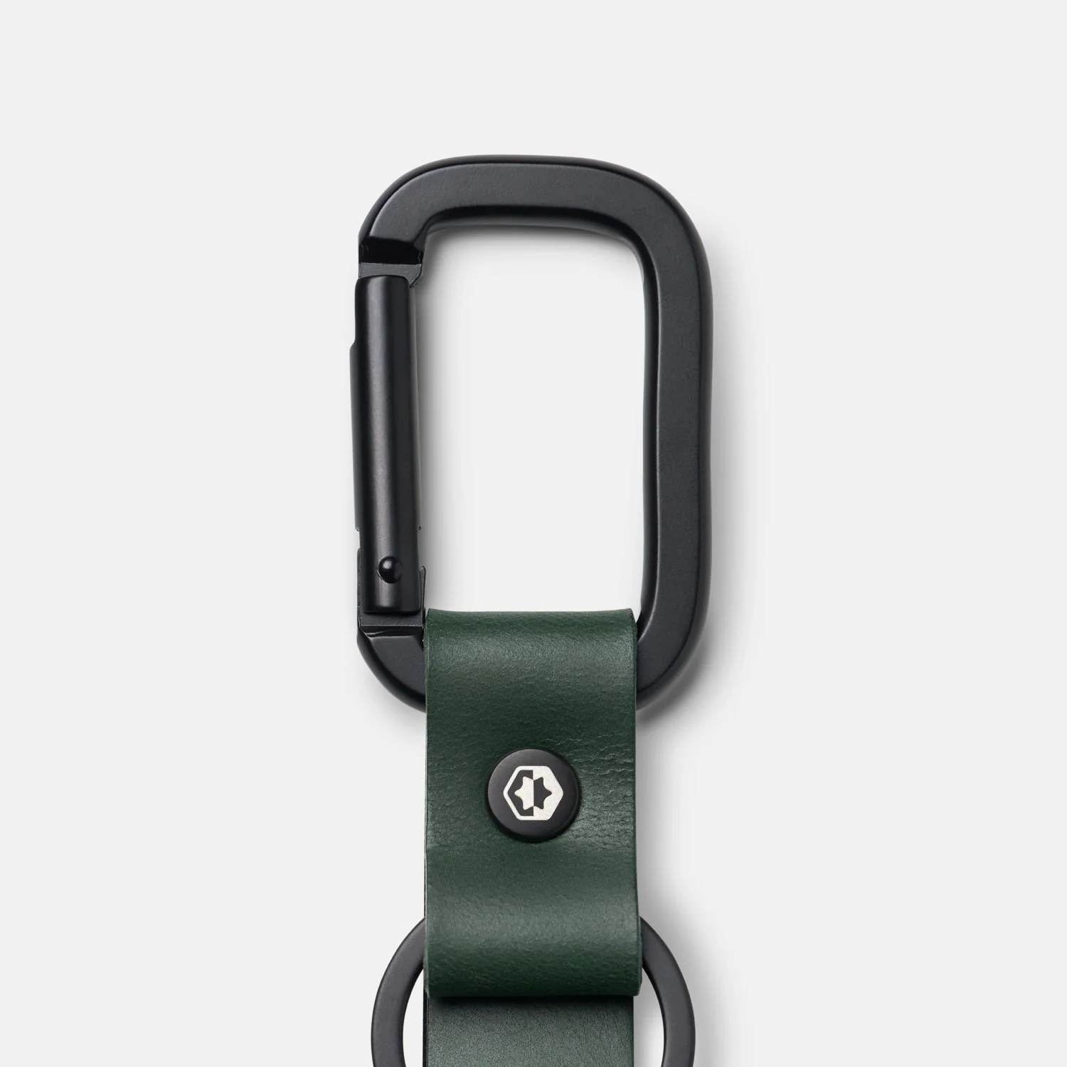 Ridge Keychain - Hunter Green Leather - Image 3