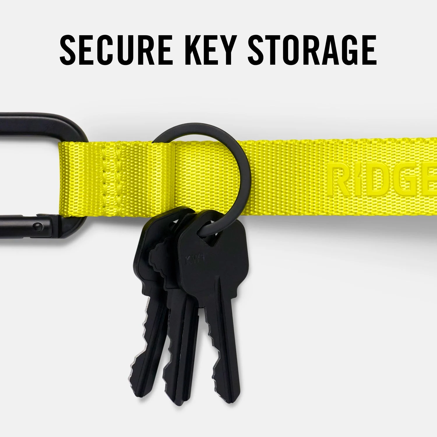 Ridge Keychain - Hyper Lime - Image 7