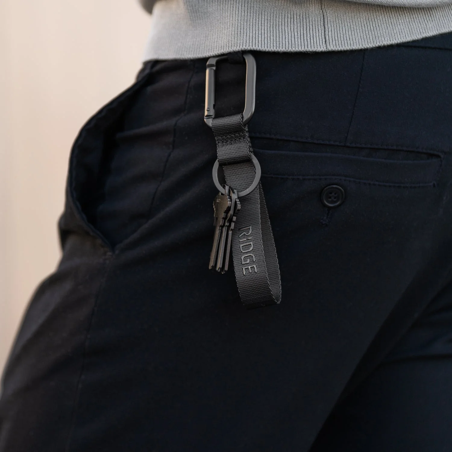 Ridge Keychain - Matte Black - Image 6