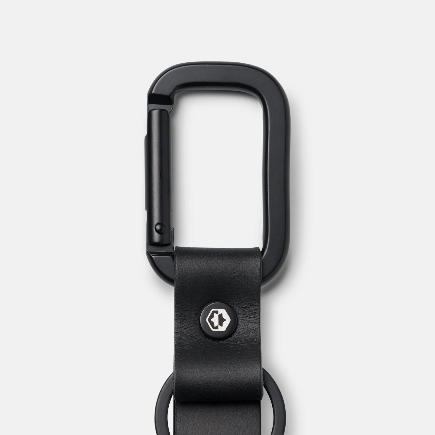 Ridge Keychain - Midnight Black Leather - Image 3
