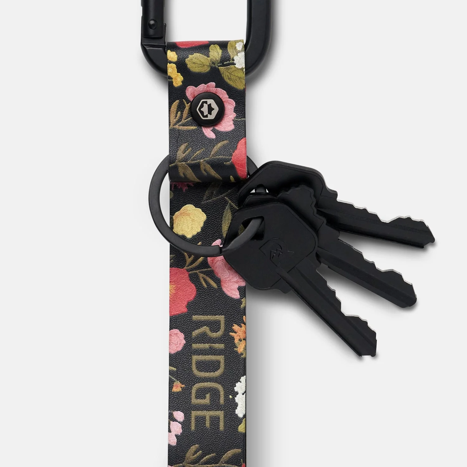 Ridge Keychain - Moonlight Garden Leather - Image 4