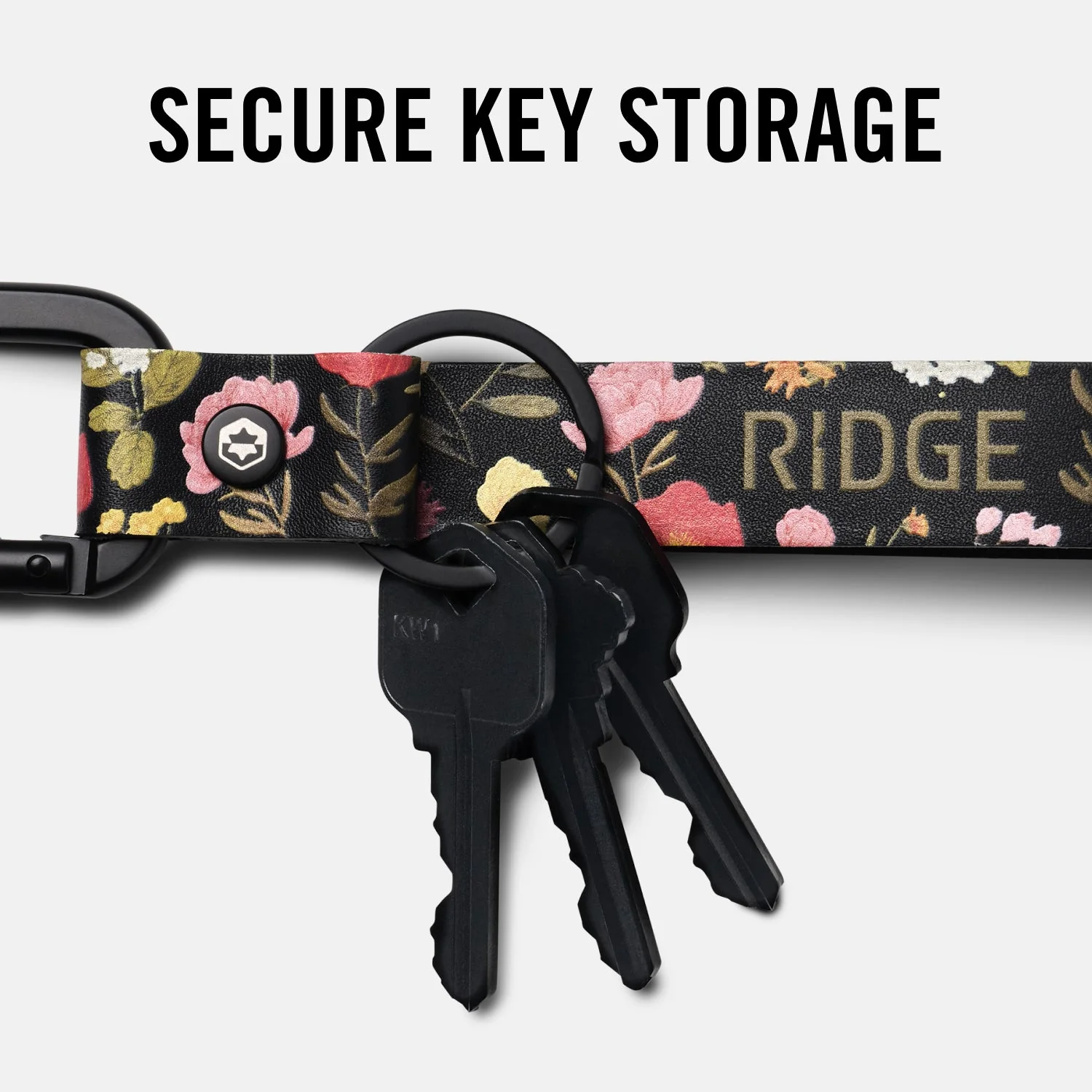 Ridge Keychain - Moonlight Garden Leather - Image 7
