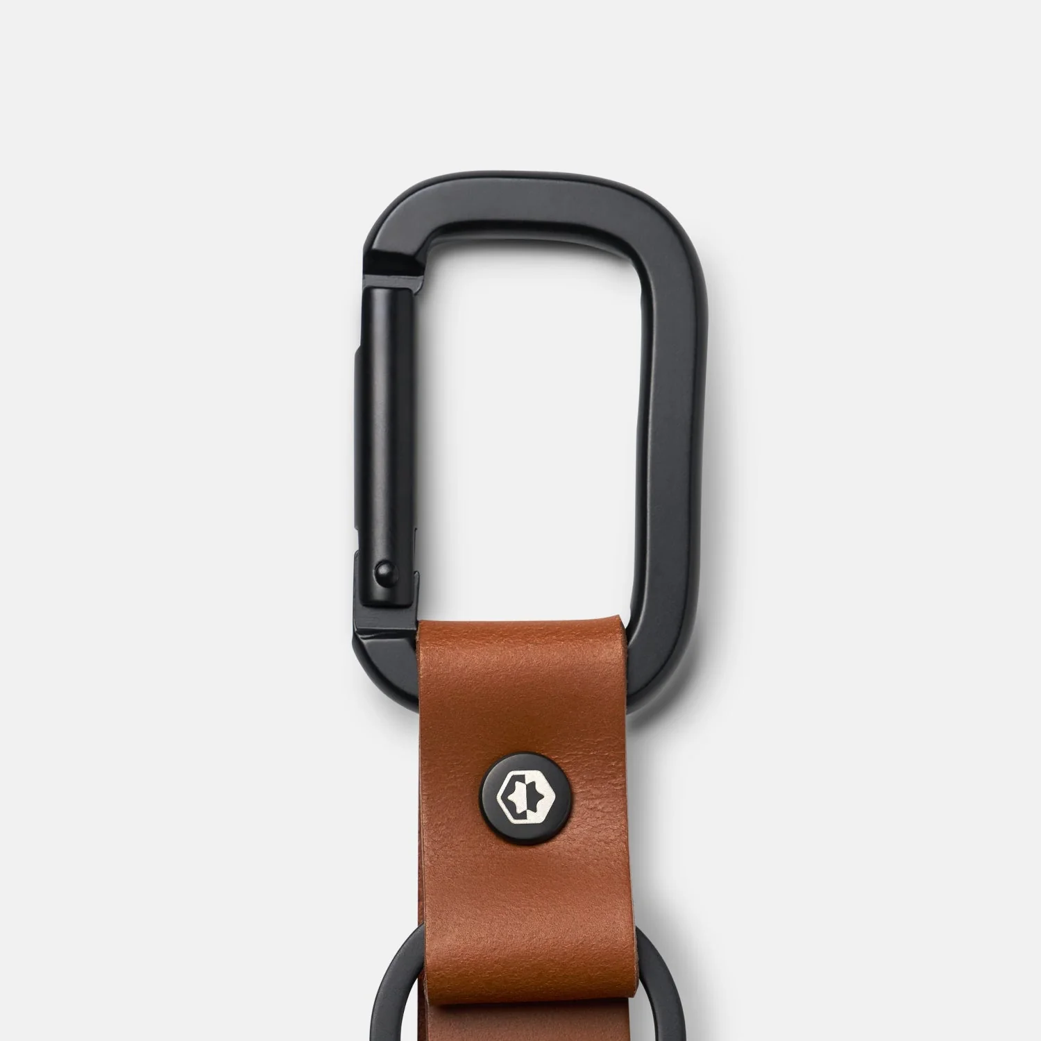 Ridge Keychain - Tobacco Brown Leather - Image 3