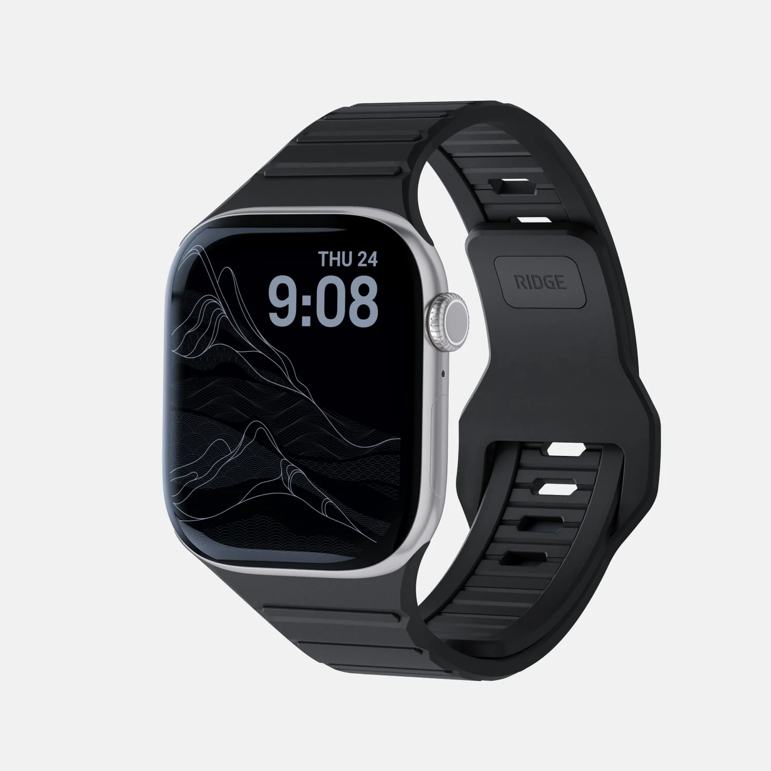 Everyday Watch Straps - Matte Black - 41/42mm - Image 2