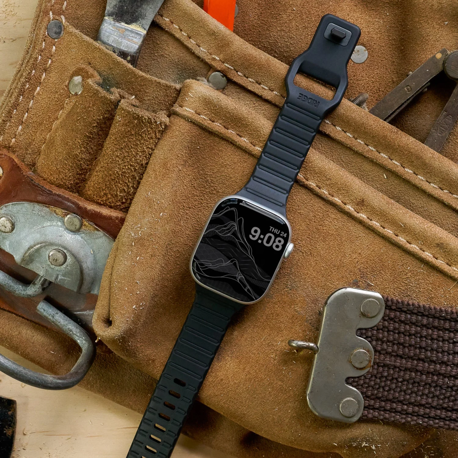 Everyday Watch Straps - Matte Black - 41/42mm - Image 6