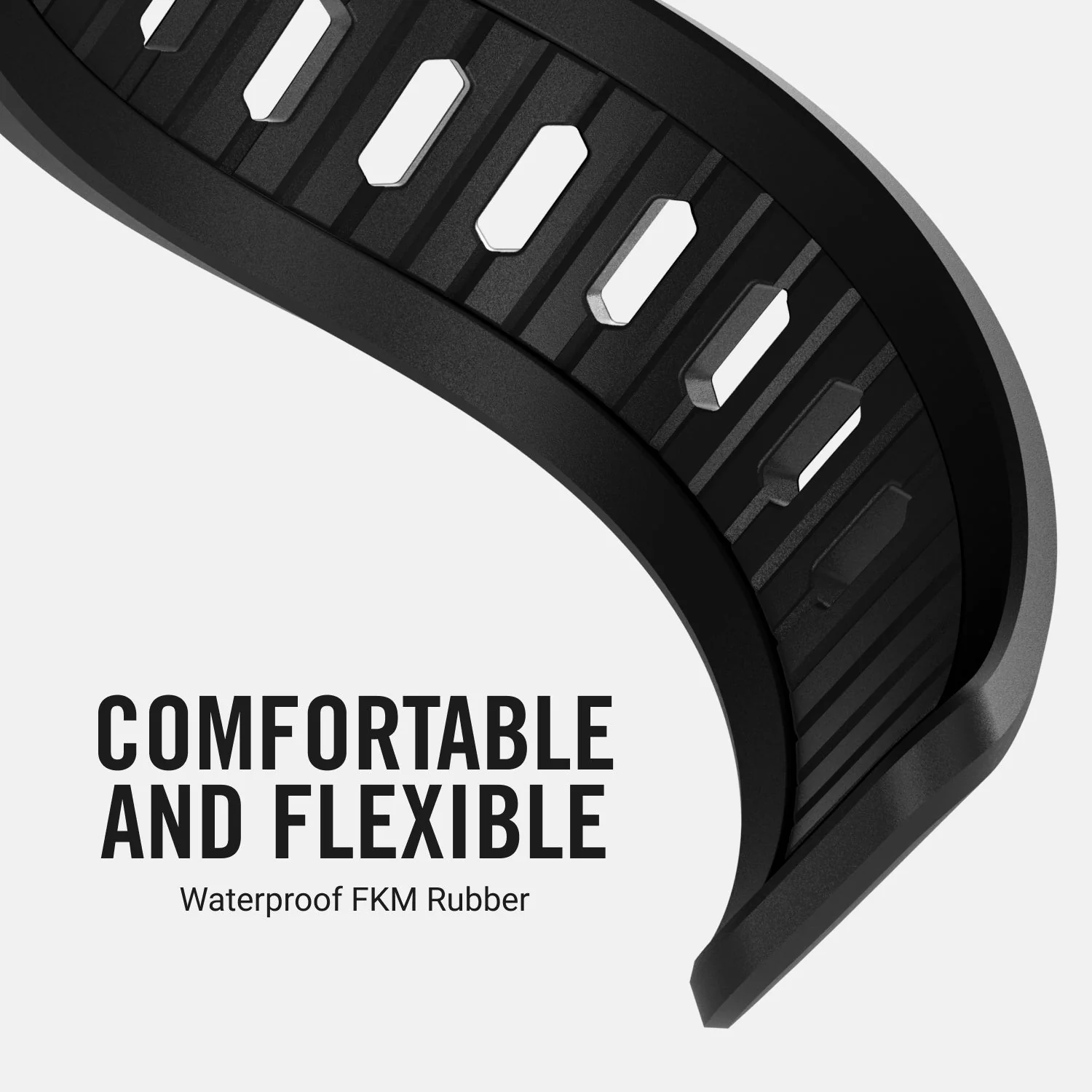 Everyday Watch Straps - Matte Black - 41/42mm - Image 8