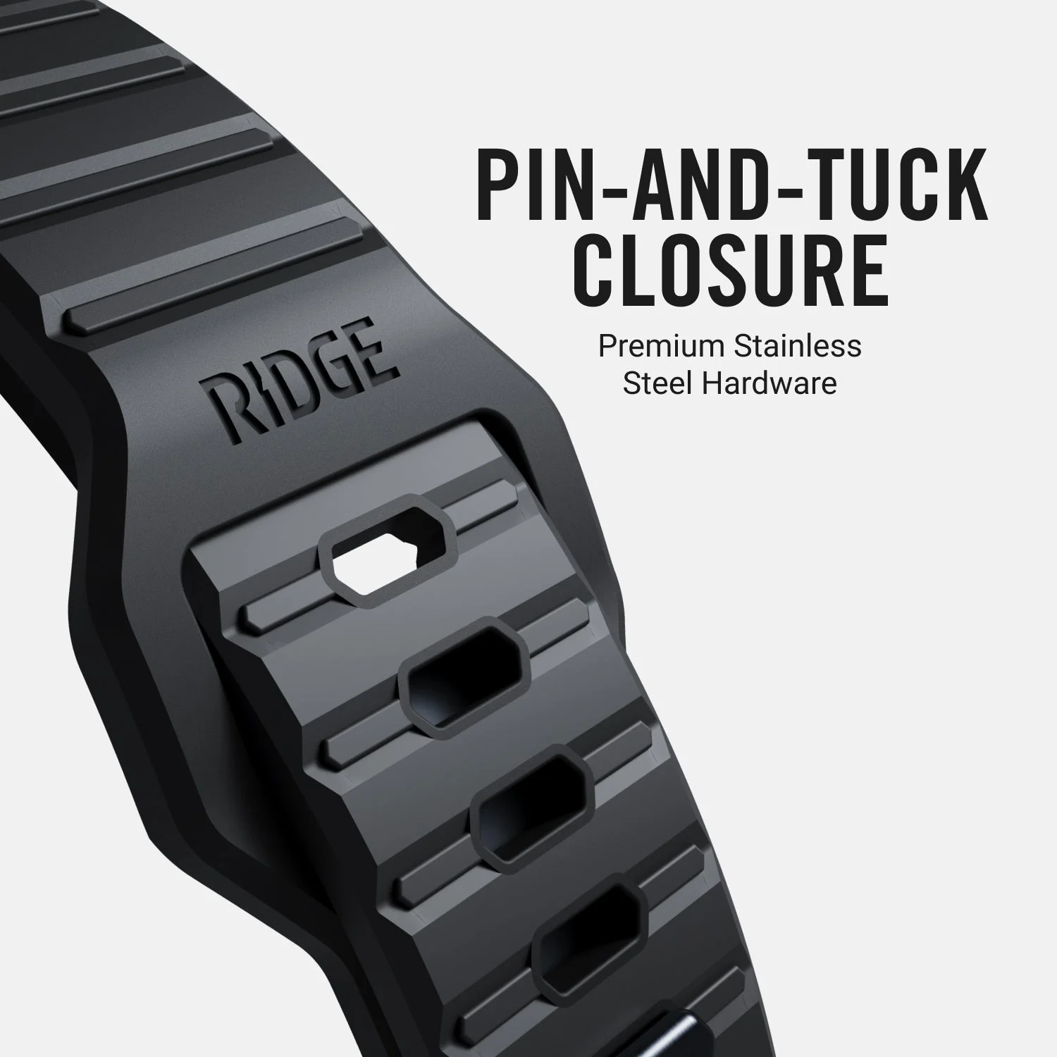 Everyday Watch Straps - Matte Black - 41/42mm - Image 9
