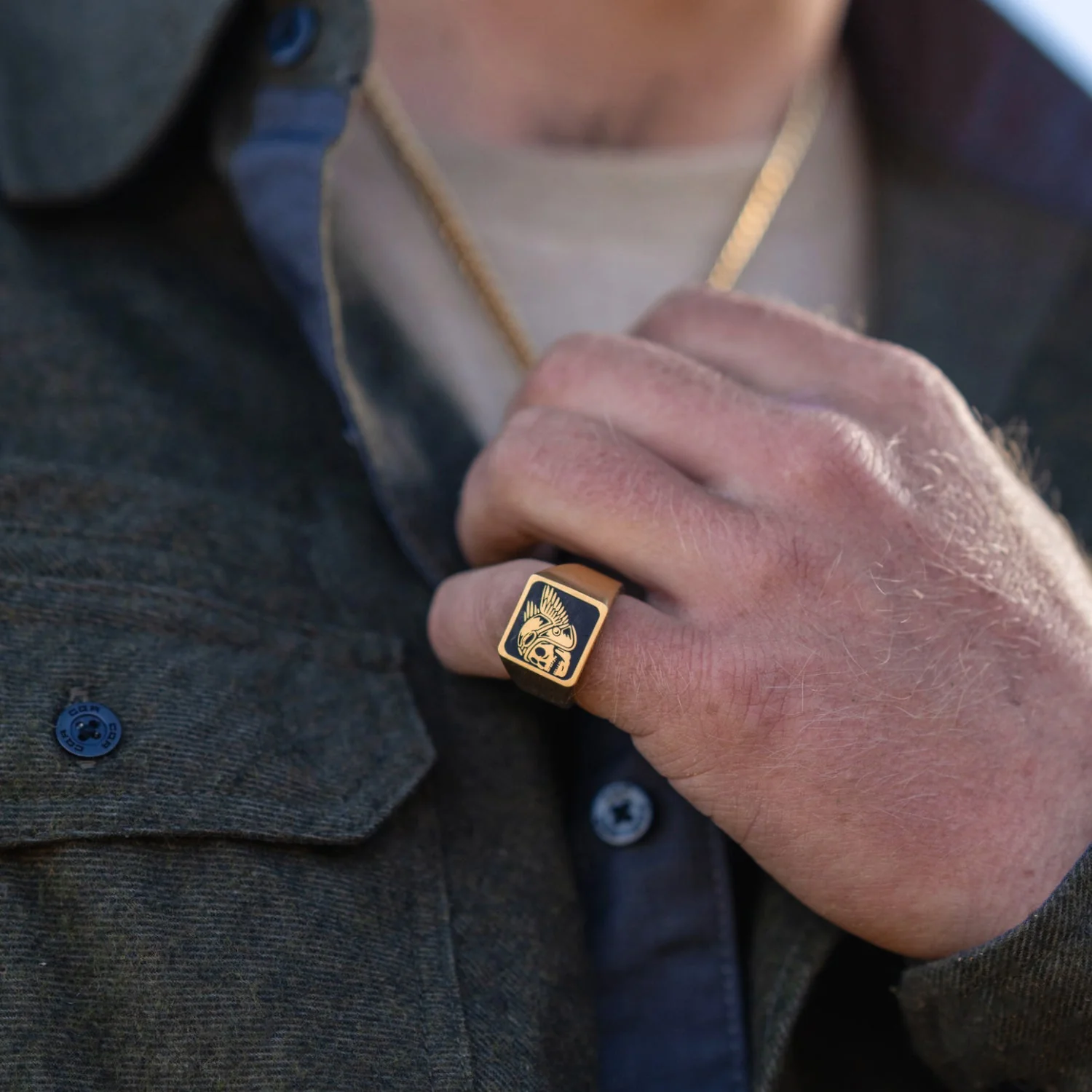 Godspeed Signet - 18K Gold - Image 9