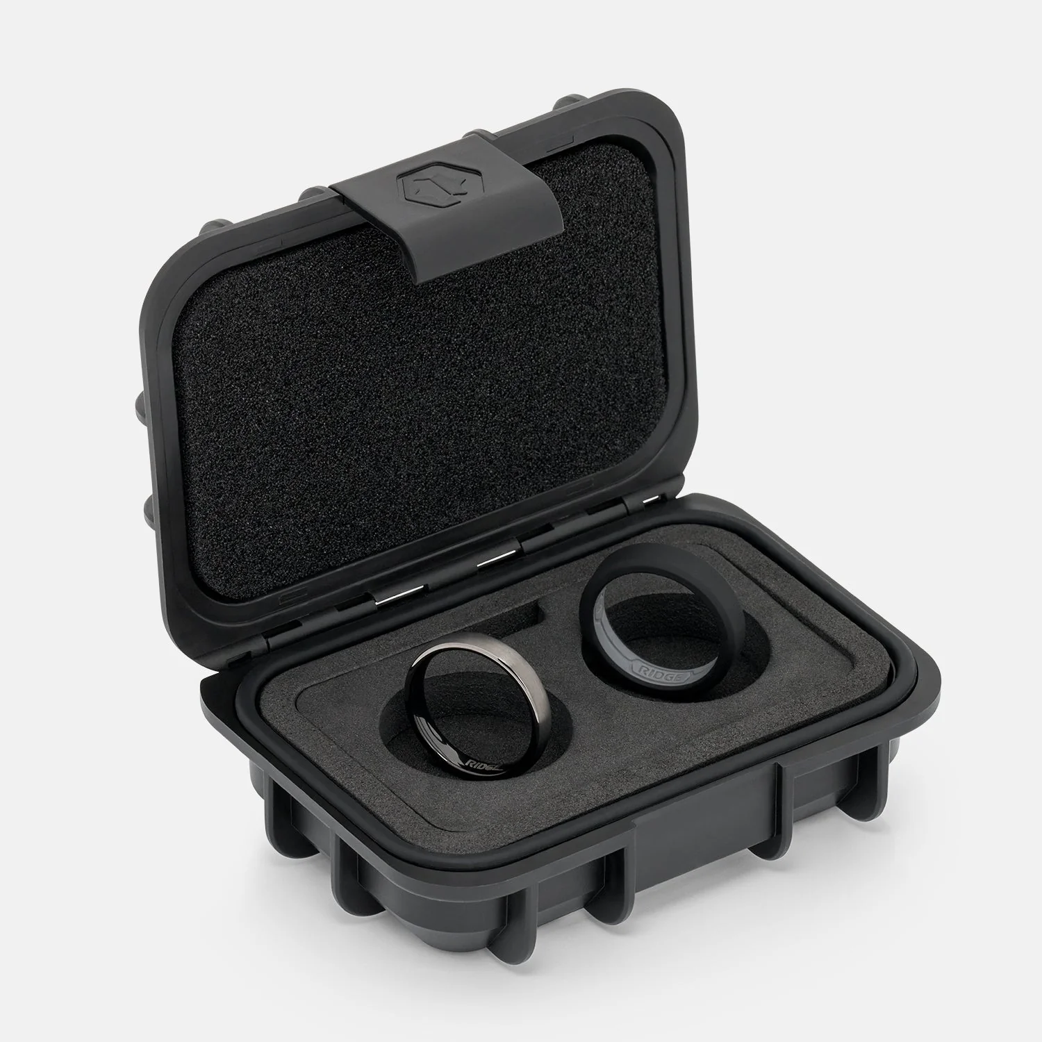 4mm Rounded Ring Set - Gunmetal - Image 2
