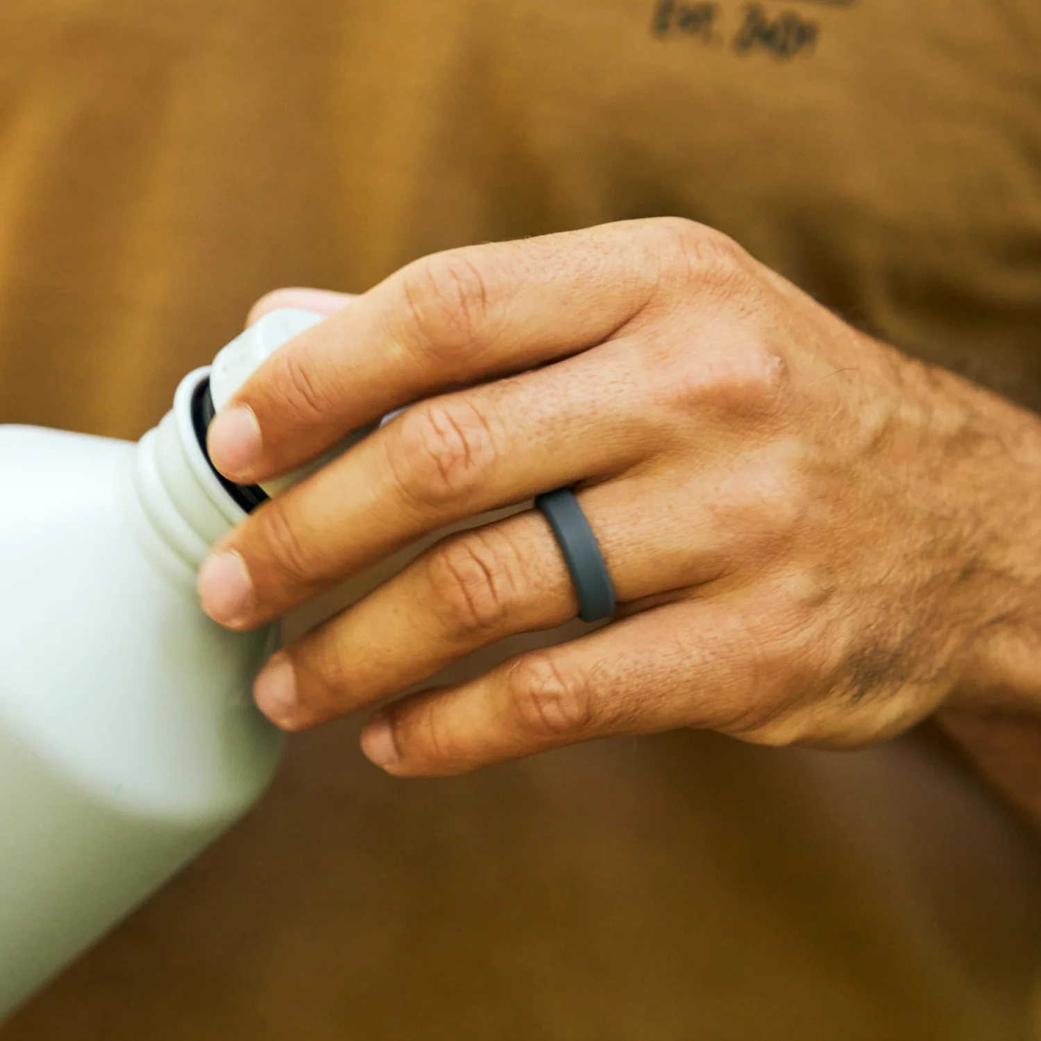 6mm Silicone Ring Set - Gunmetal - Image 3