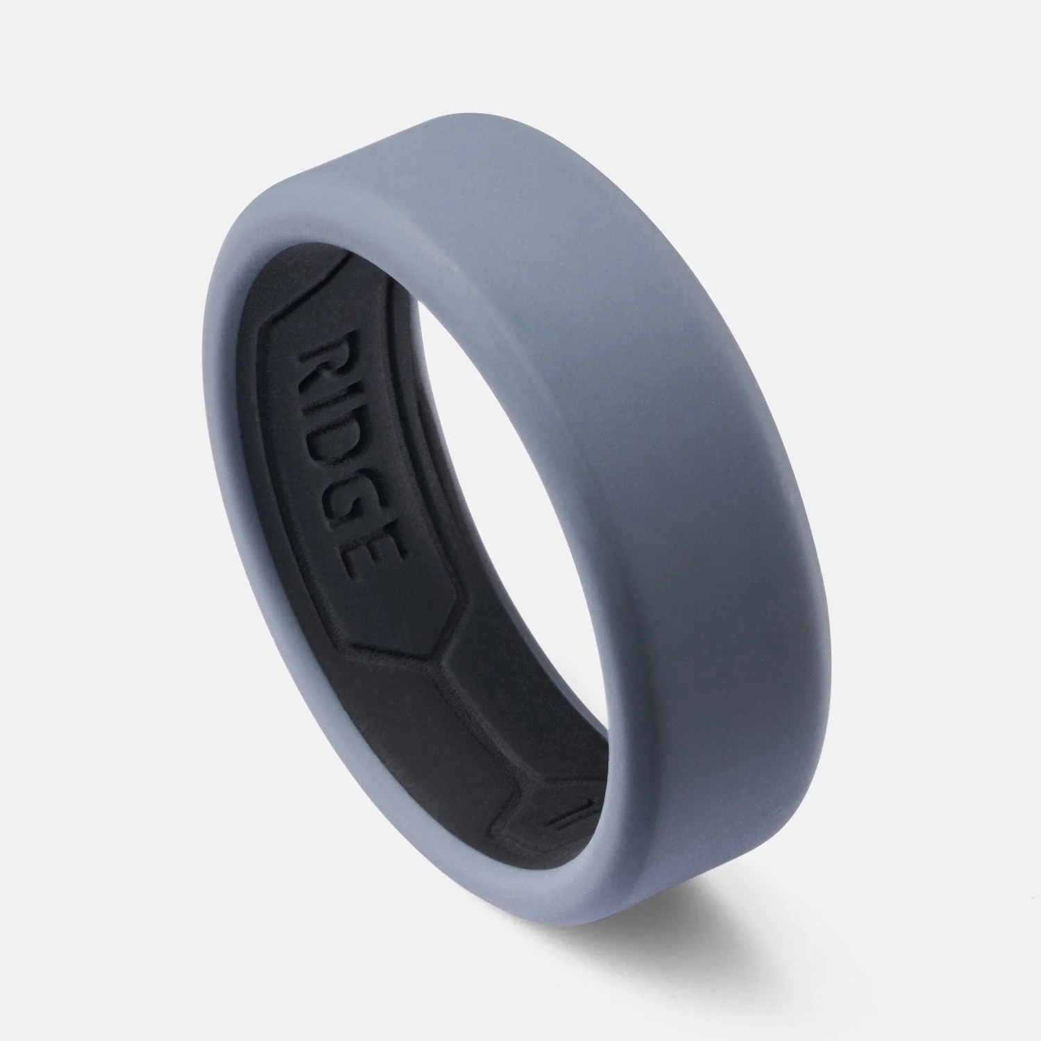 8mm Silicone Ring Set - Gunmetal