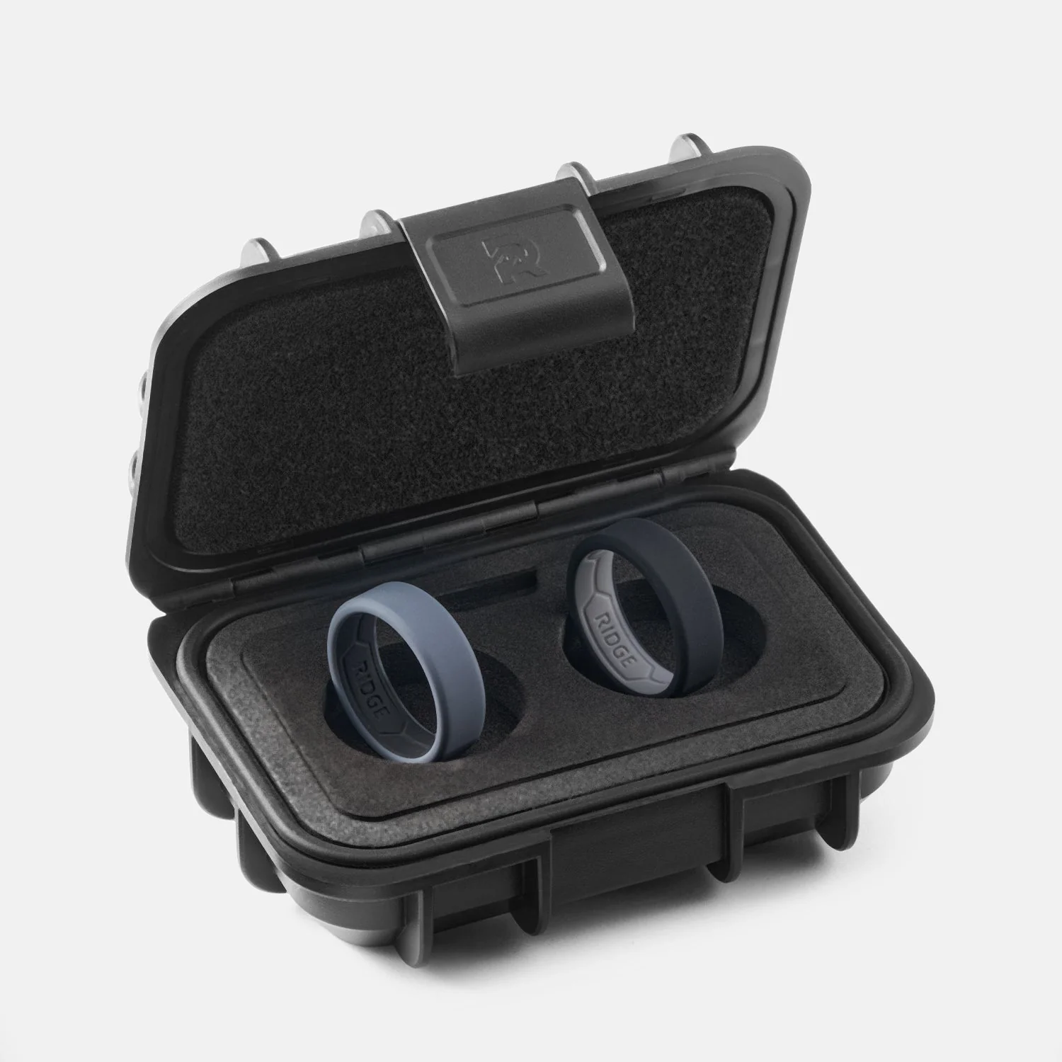 8mm Silicone Ring Set - Gunmetal - Image 2