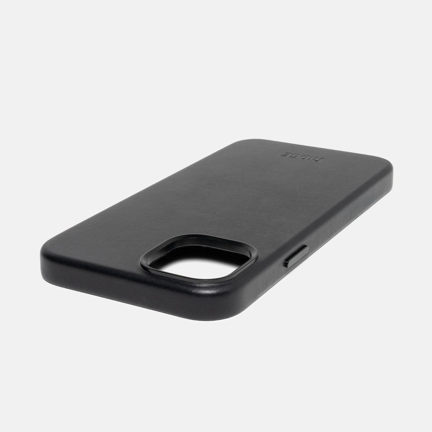 Ridge Phone Case - Midnight Black Leather - iPhone 15 Plus - Image 5