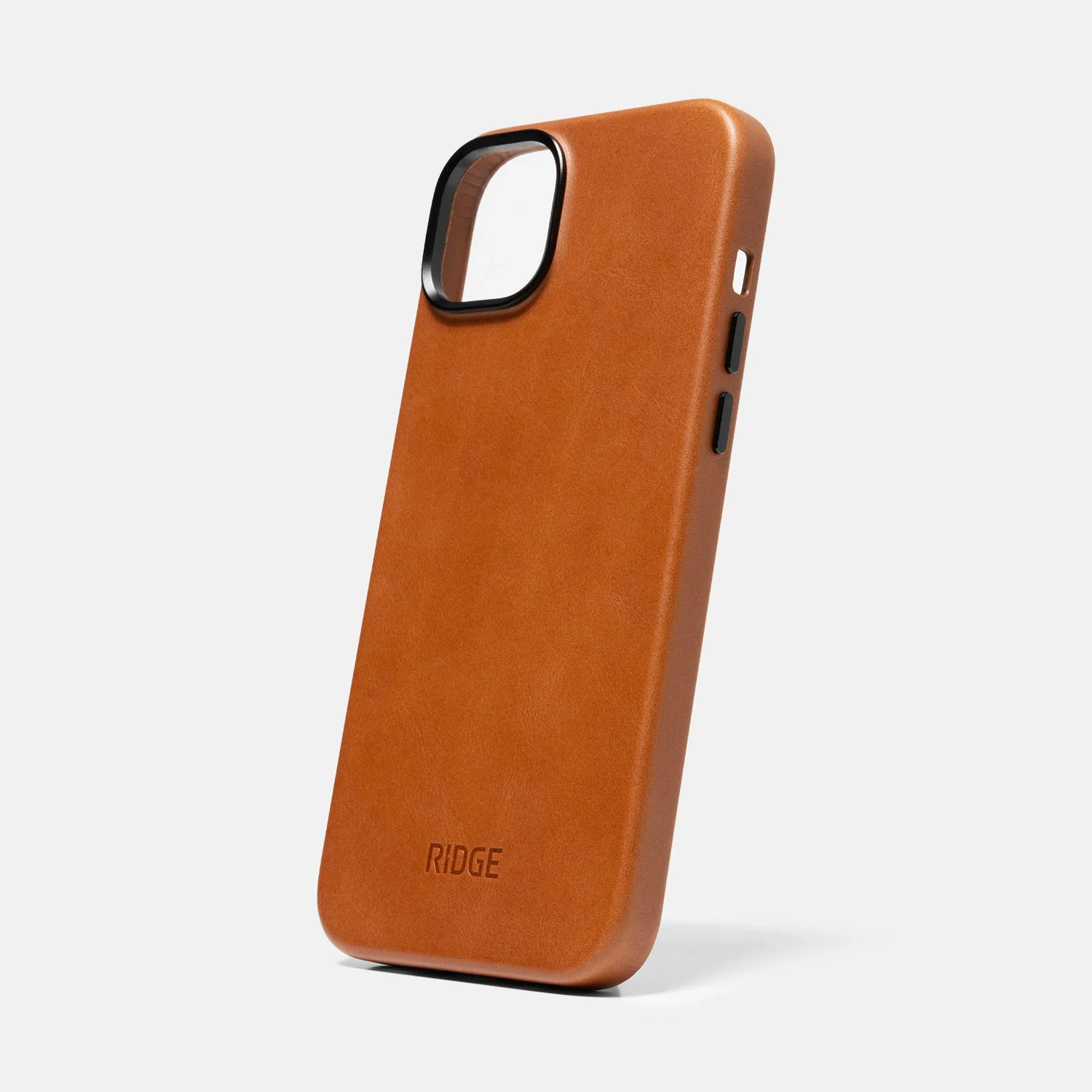 Ridge Phone Case - Tobacco Brown Leather - iPhone 15 Plus - Image 7