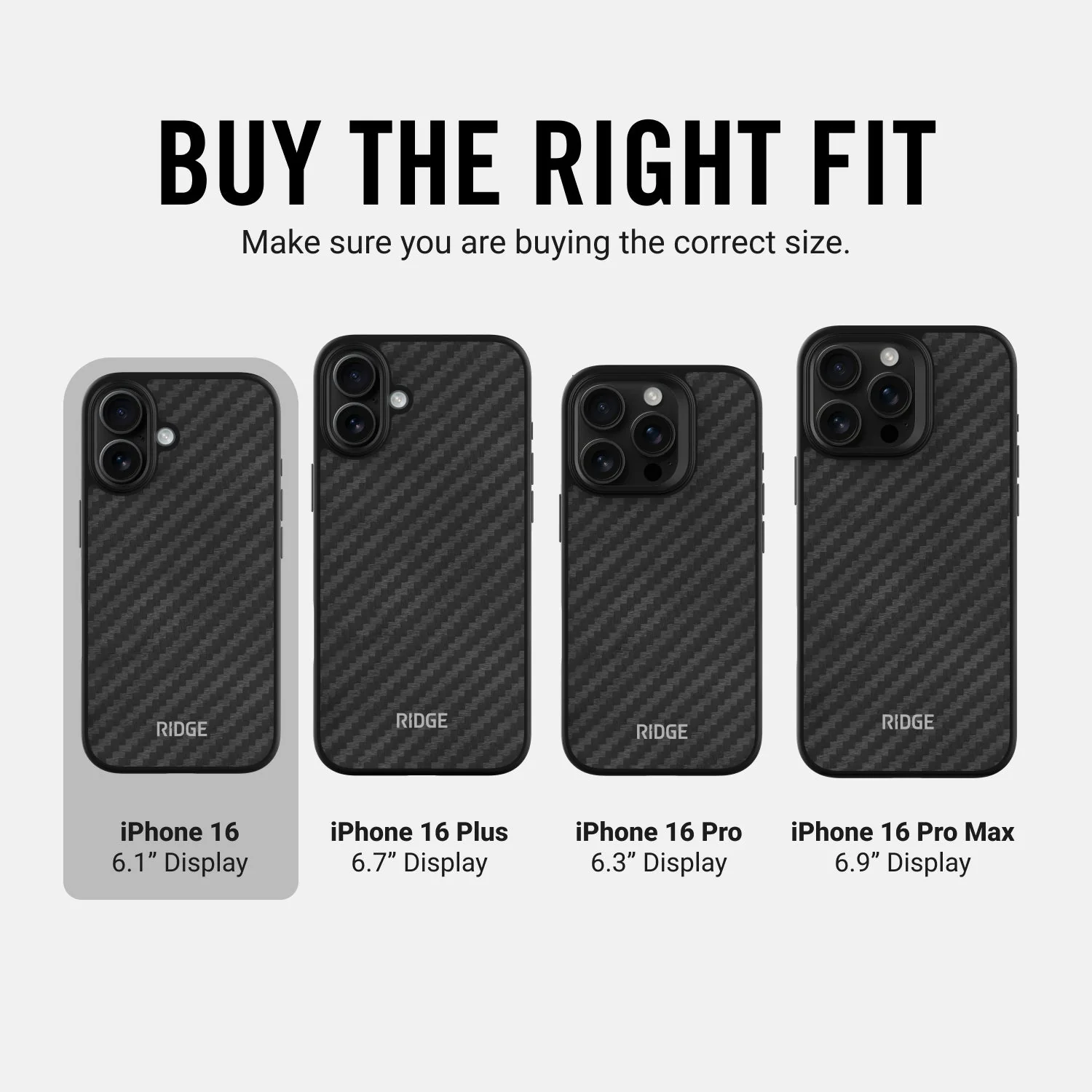 Ridge Phone Case - Carbon - iPhone 16 - Image 10