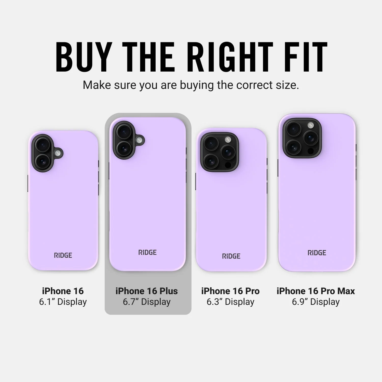 Ridge Phone Case - Lavender - iPhone 16 Plus - Image 10