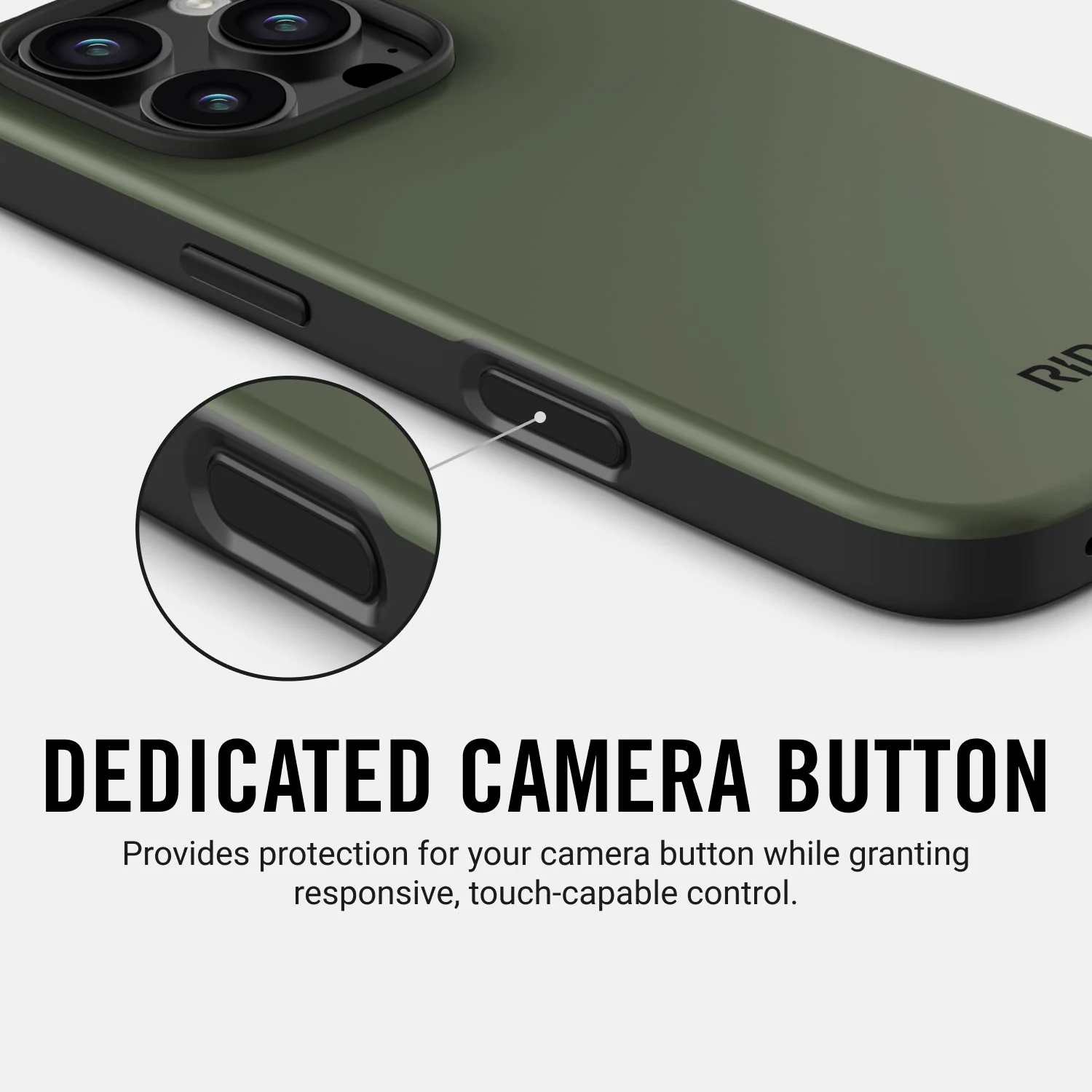 Ridge Phone Case - Matte Olive - iPhone 16 Plus - Image 11