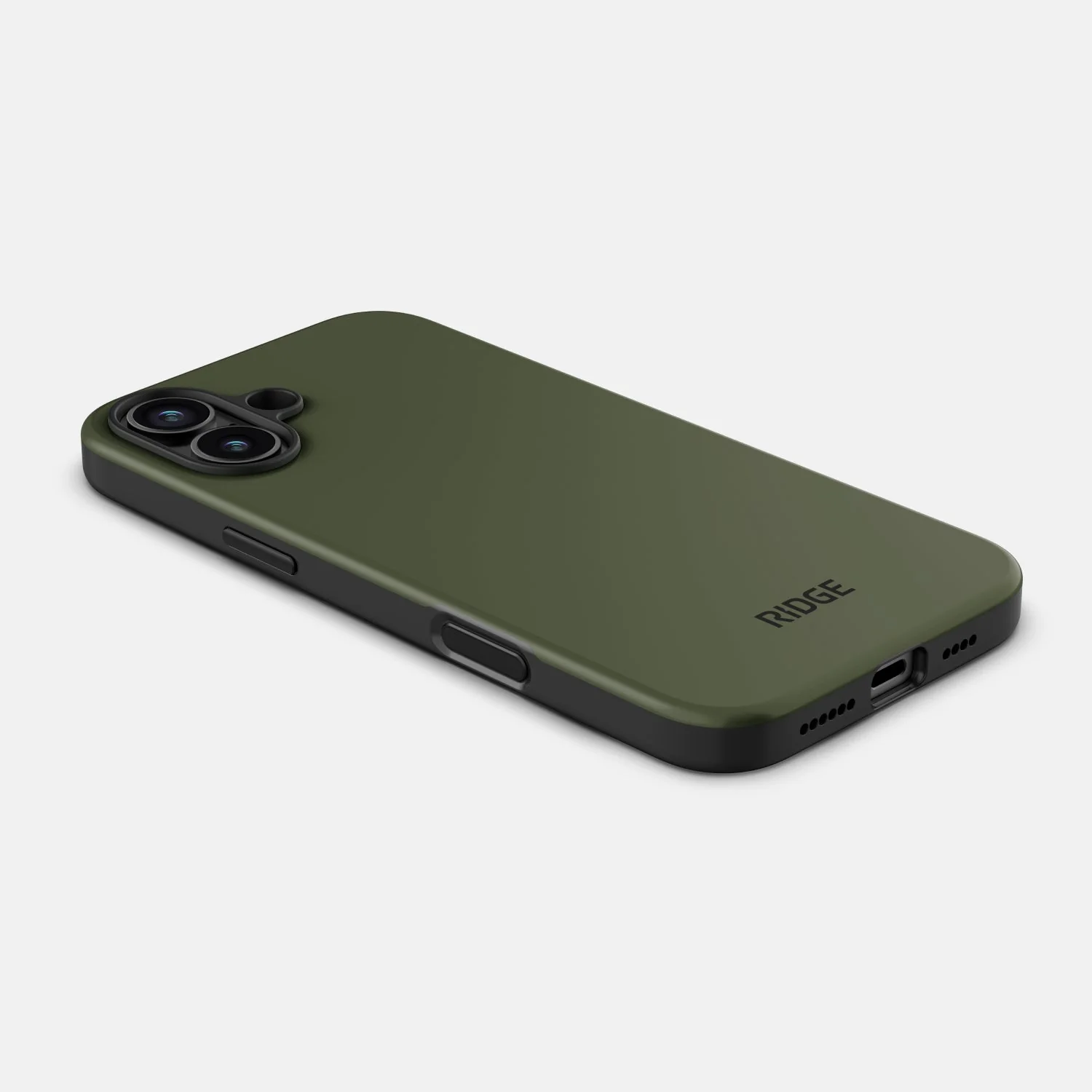 Ridge Phone Case - Matte Olive - iPhone 16 Plus - Image 4