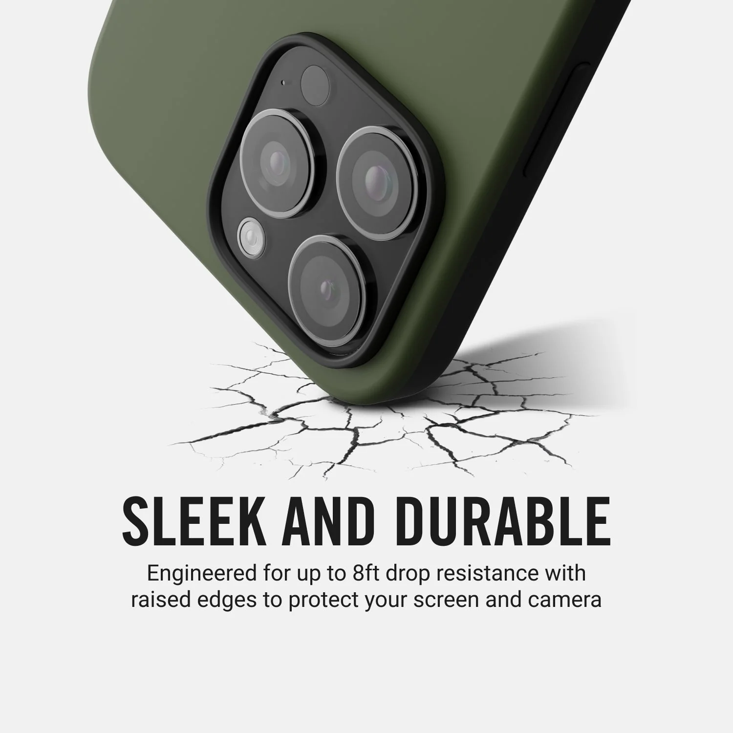 Ridge Phone Case - Matte Olive - iPhone 16 Plus - Image 8