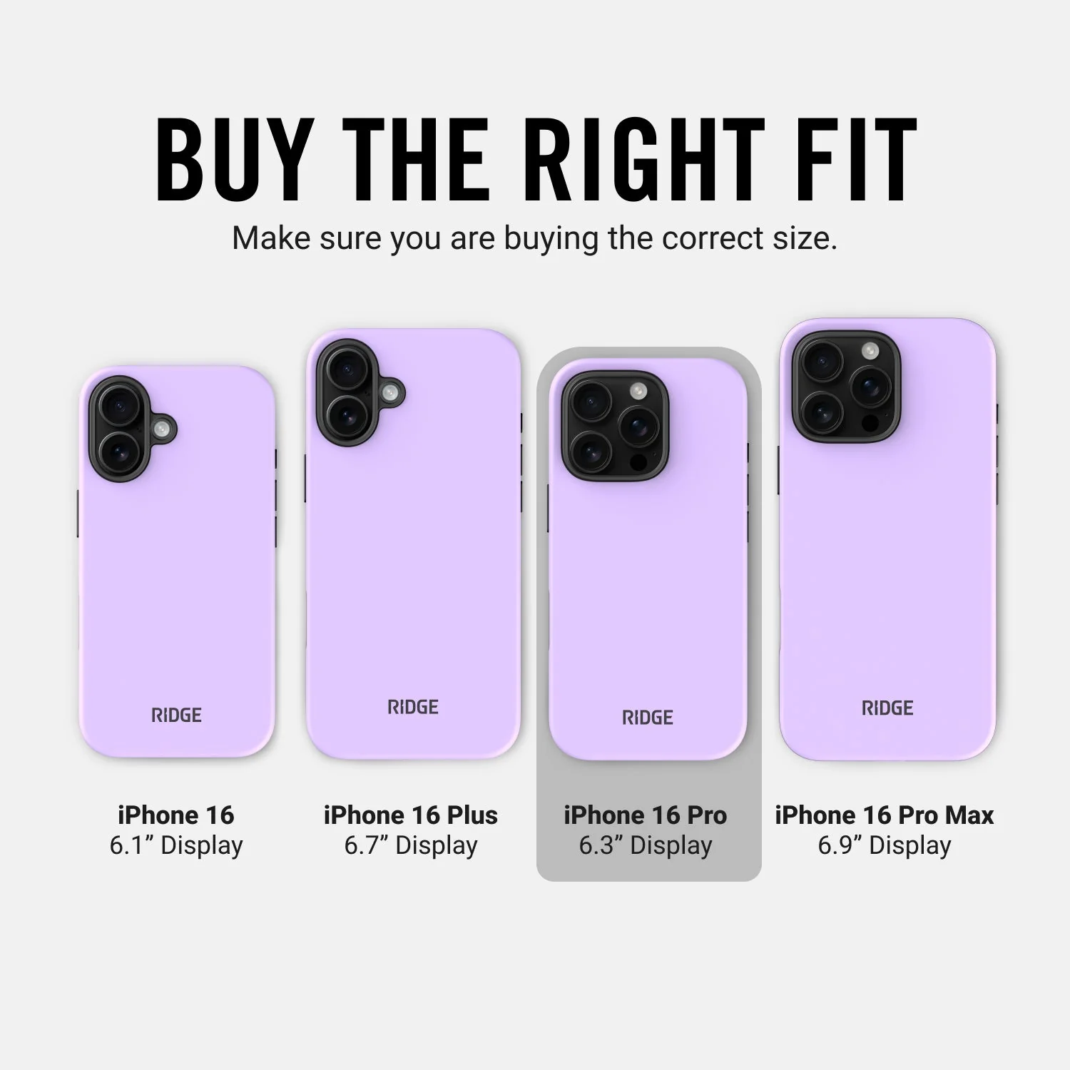 Ridge Phone Case - Lavender - iPhone 16 Pro - Image 10