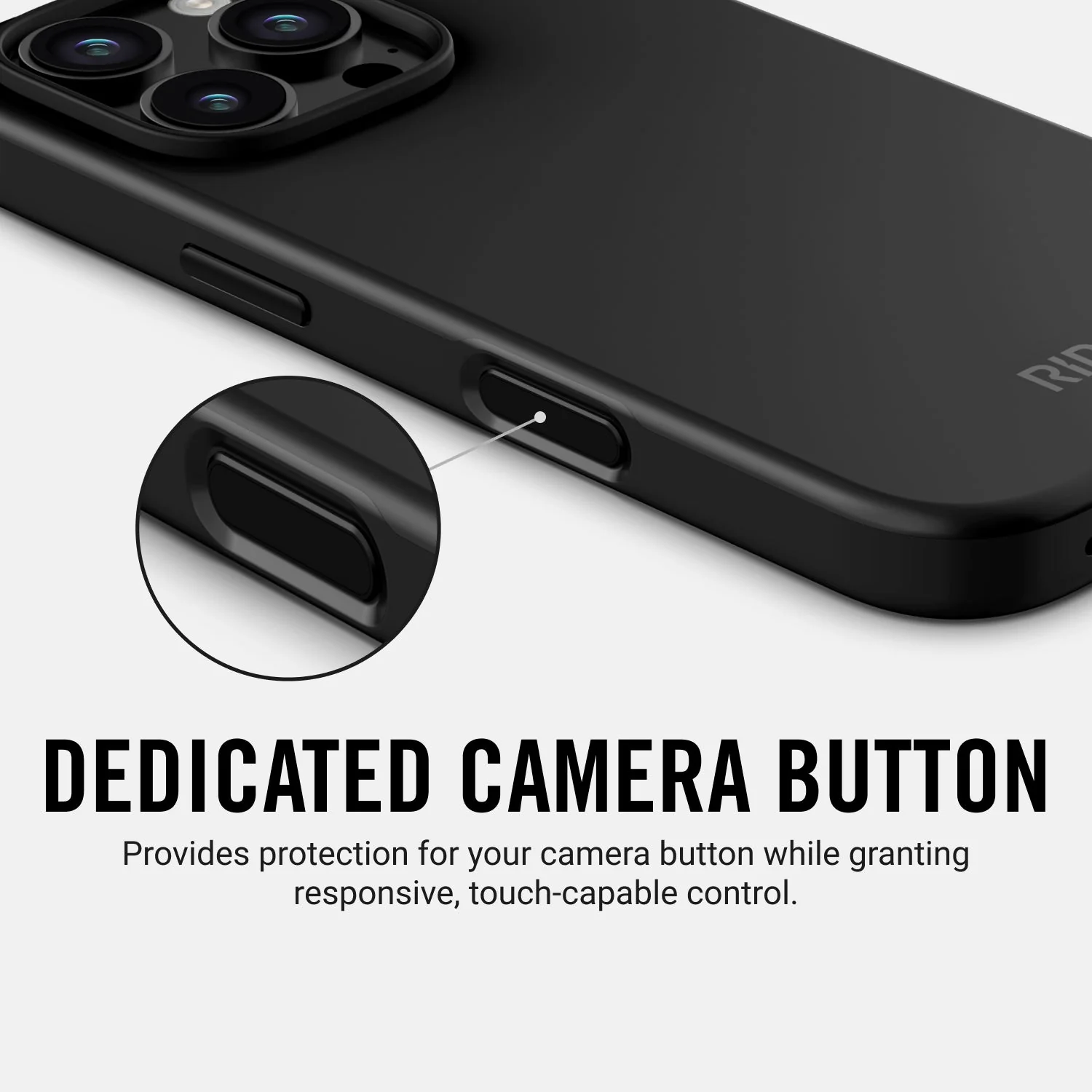 Ridge Phone Case - Matte Black - iPhone 16 Pro - Image 11