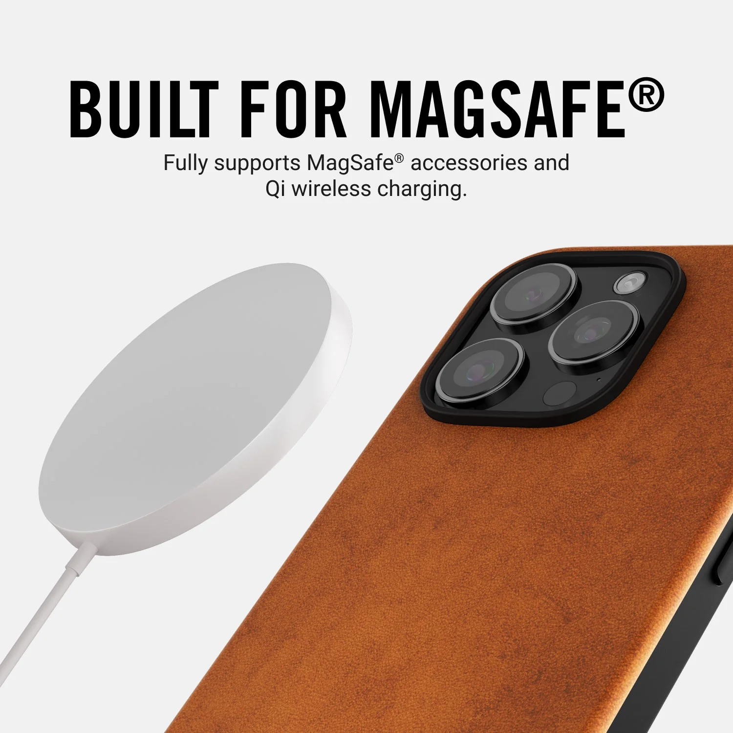 Ridge Phone Case - Tobacco Brown Leather - iPhone 16 Pro - Image 6