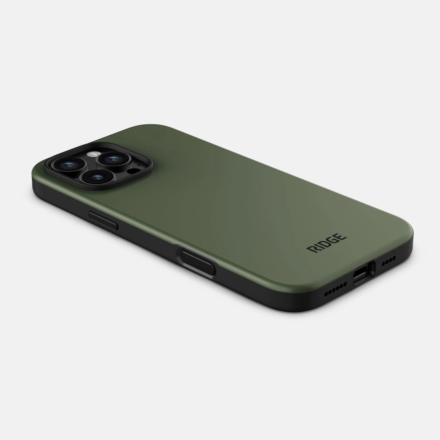 Ridge Phone Case - Matte Olive - iPhone 16 Pro Max - Image 4