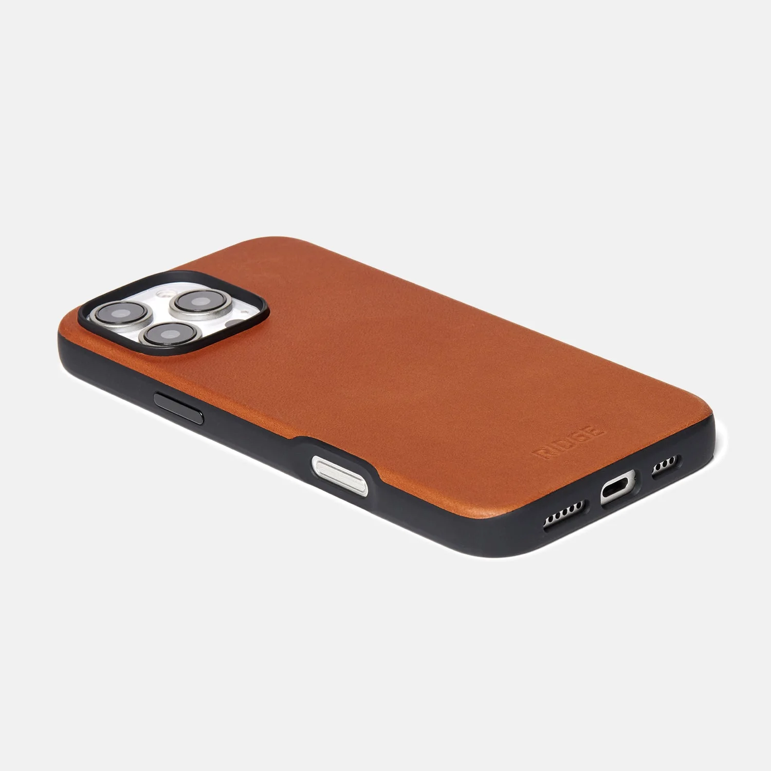 Ridge Phone Case - Tobacco Brown Leather - iPhone 16 Pro Max - Image 4